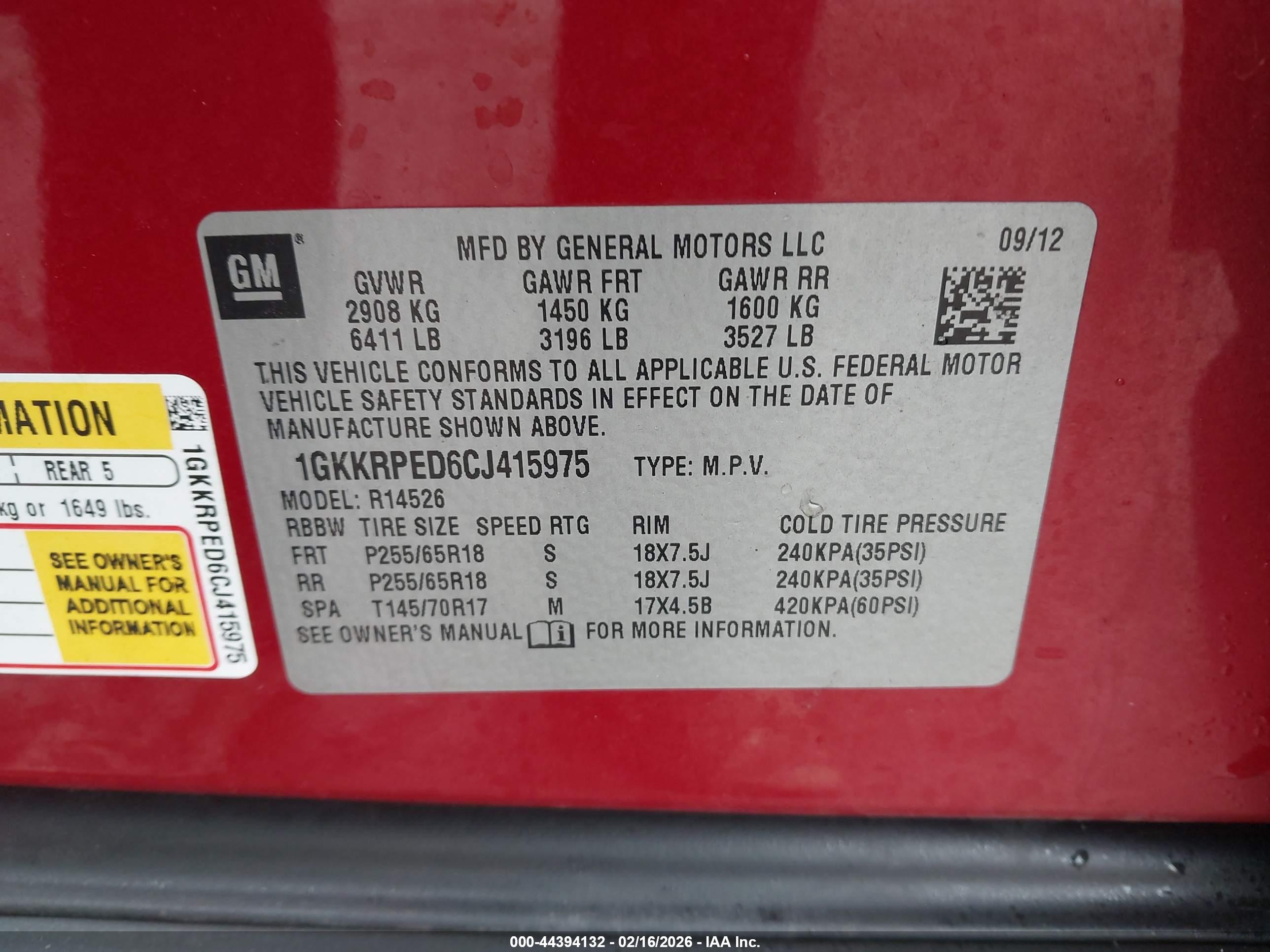 GMC ACADIA image 9