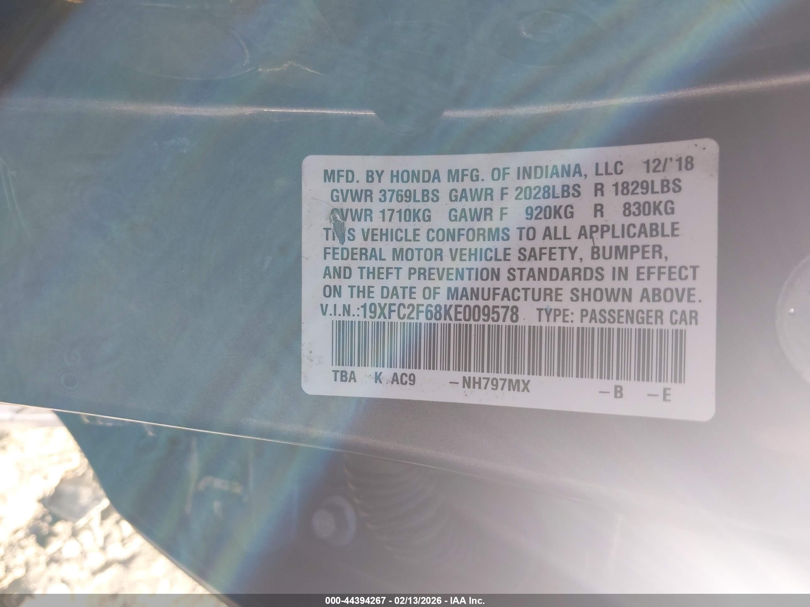 HONDA CIVIC image 9