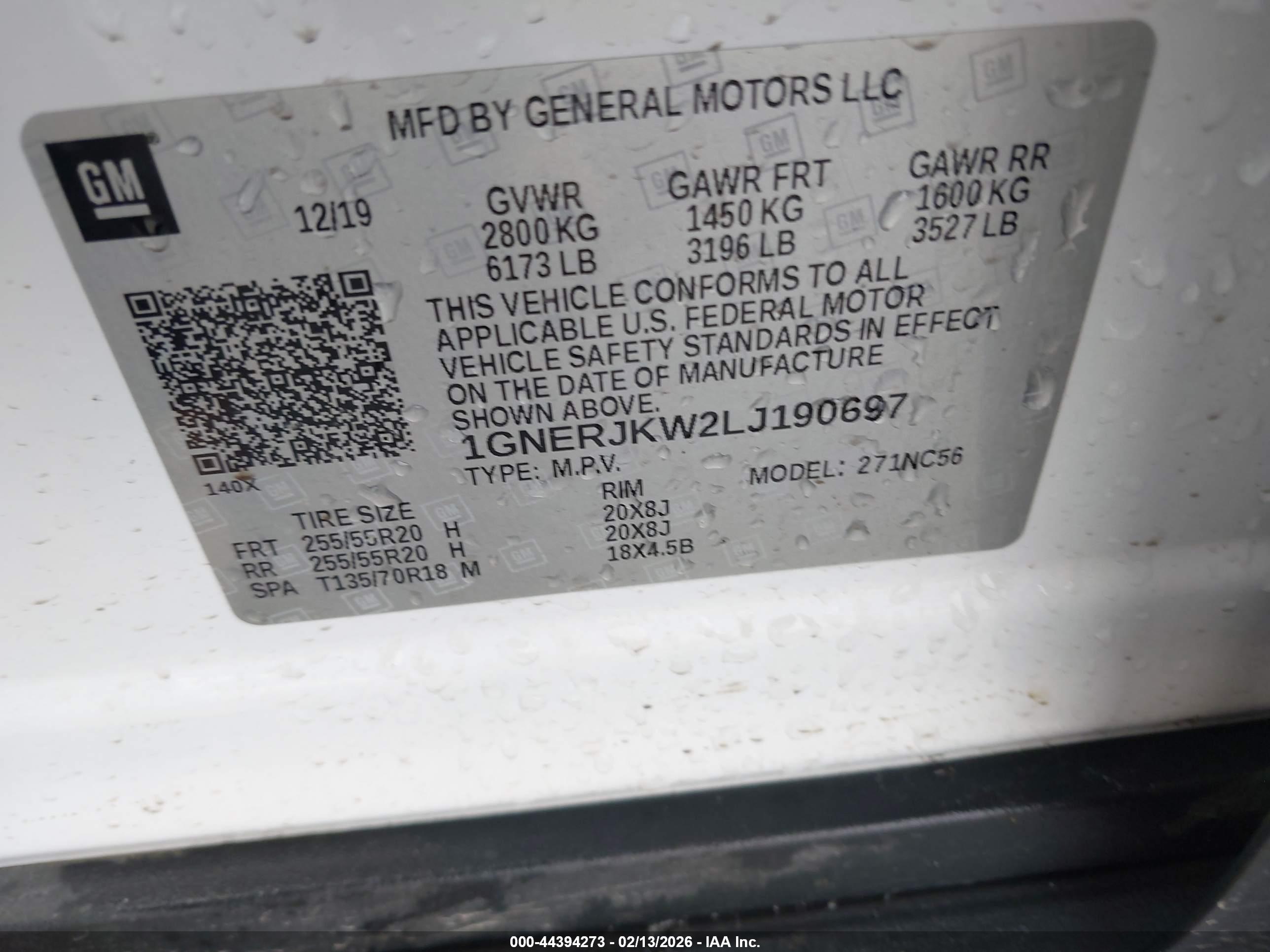 CHEVROLET TRAVERSE image 9