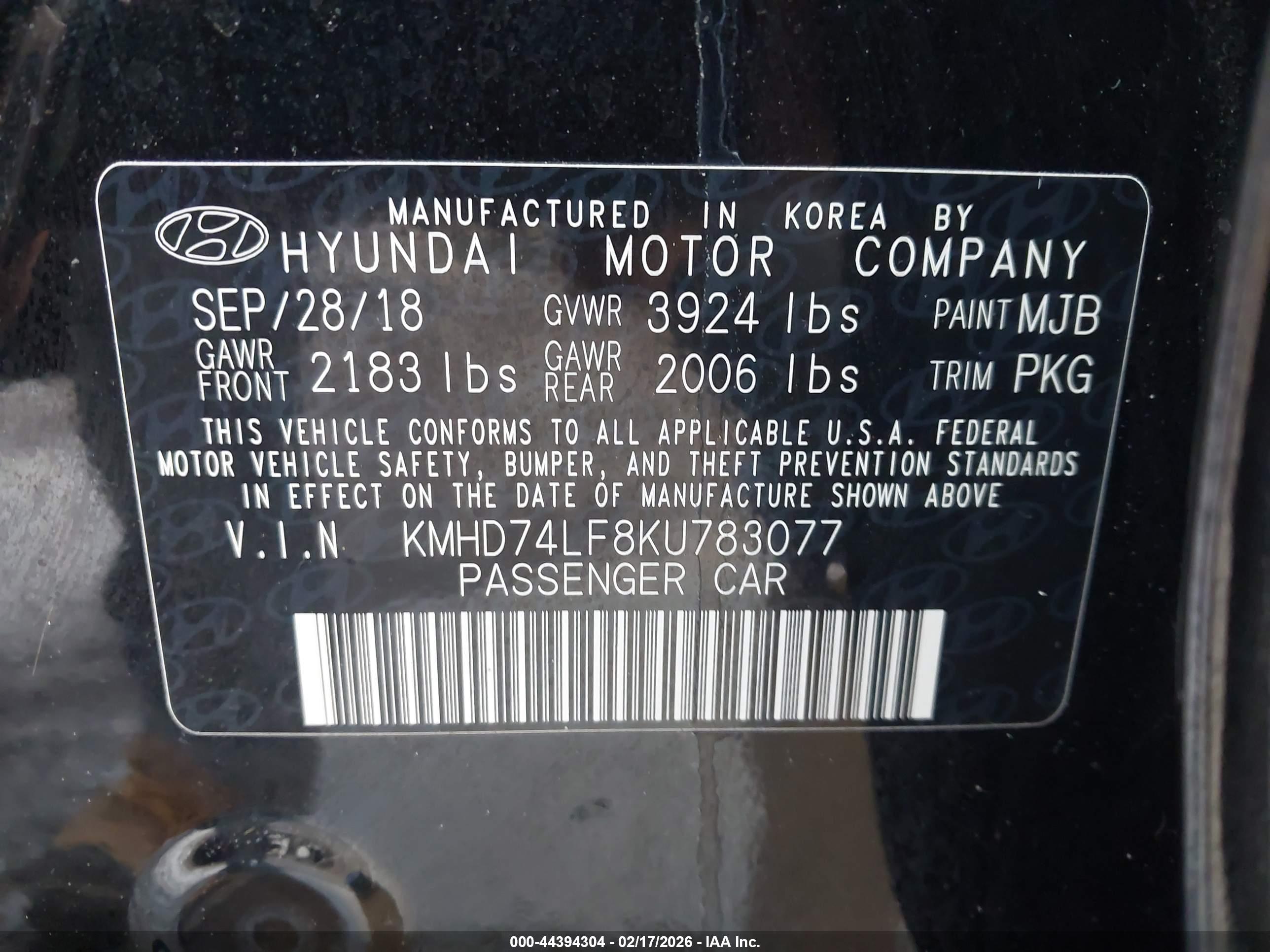 HYUNDAI ELANTRA image 9