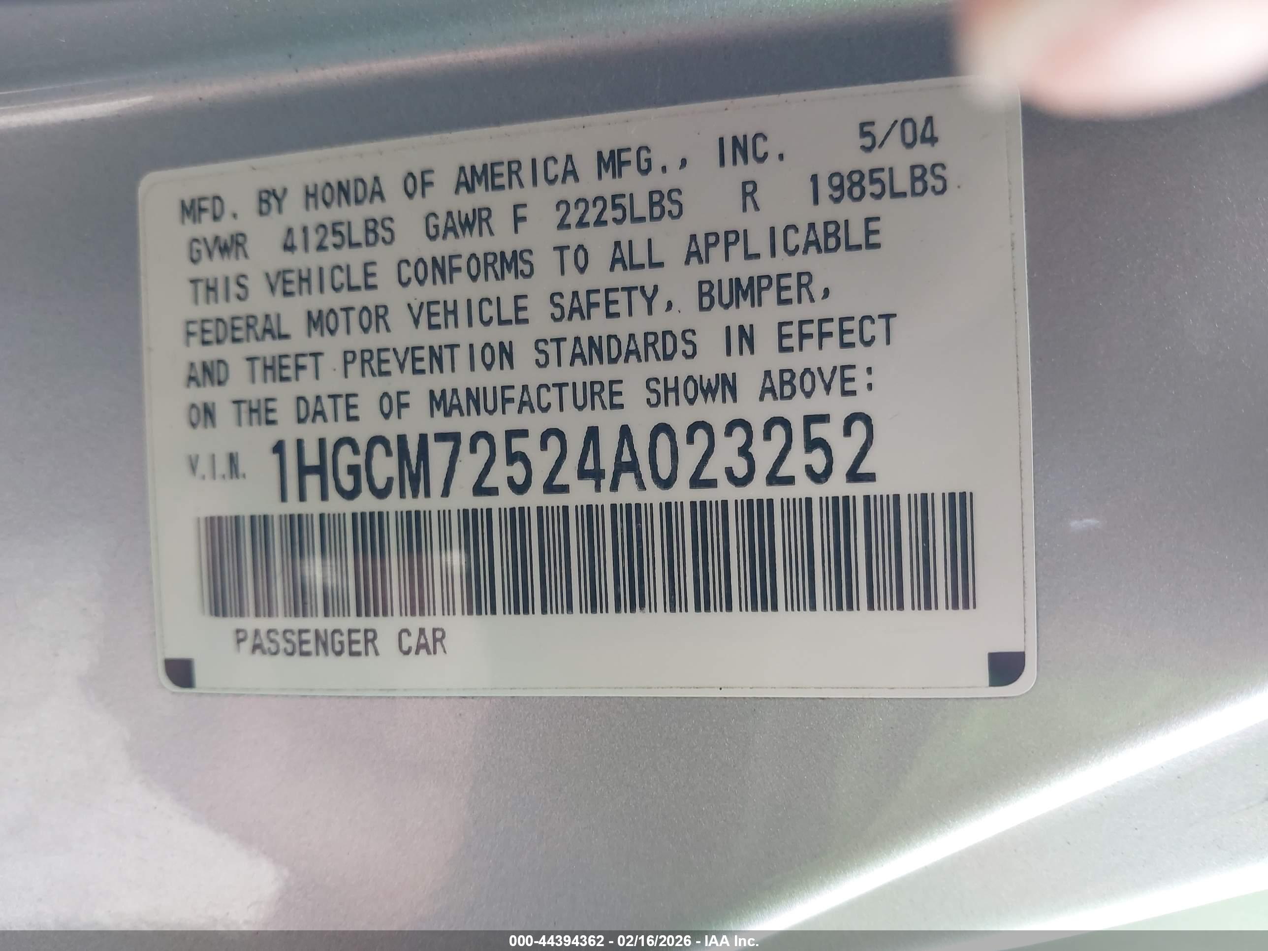 HONDA ACCORD image 9