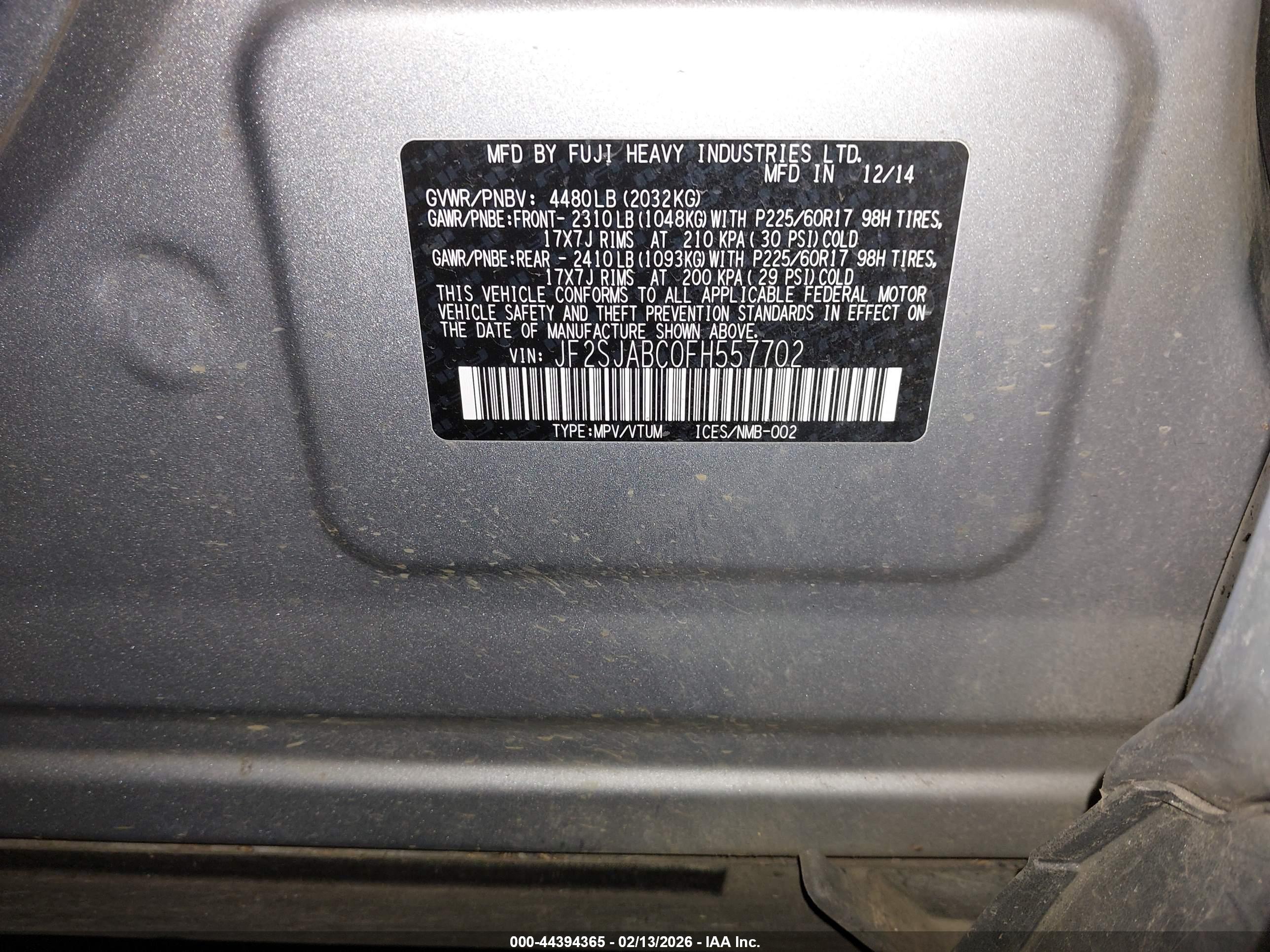 SUBARU FORESTER image 9