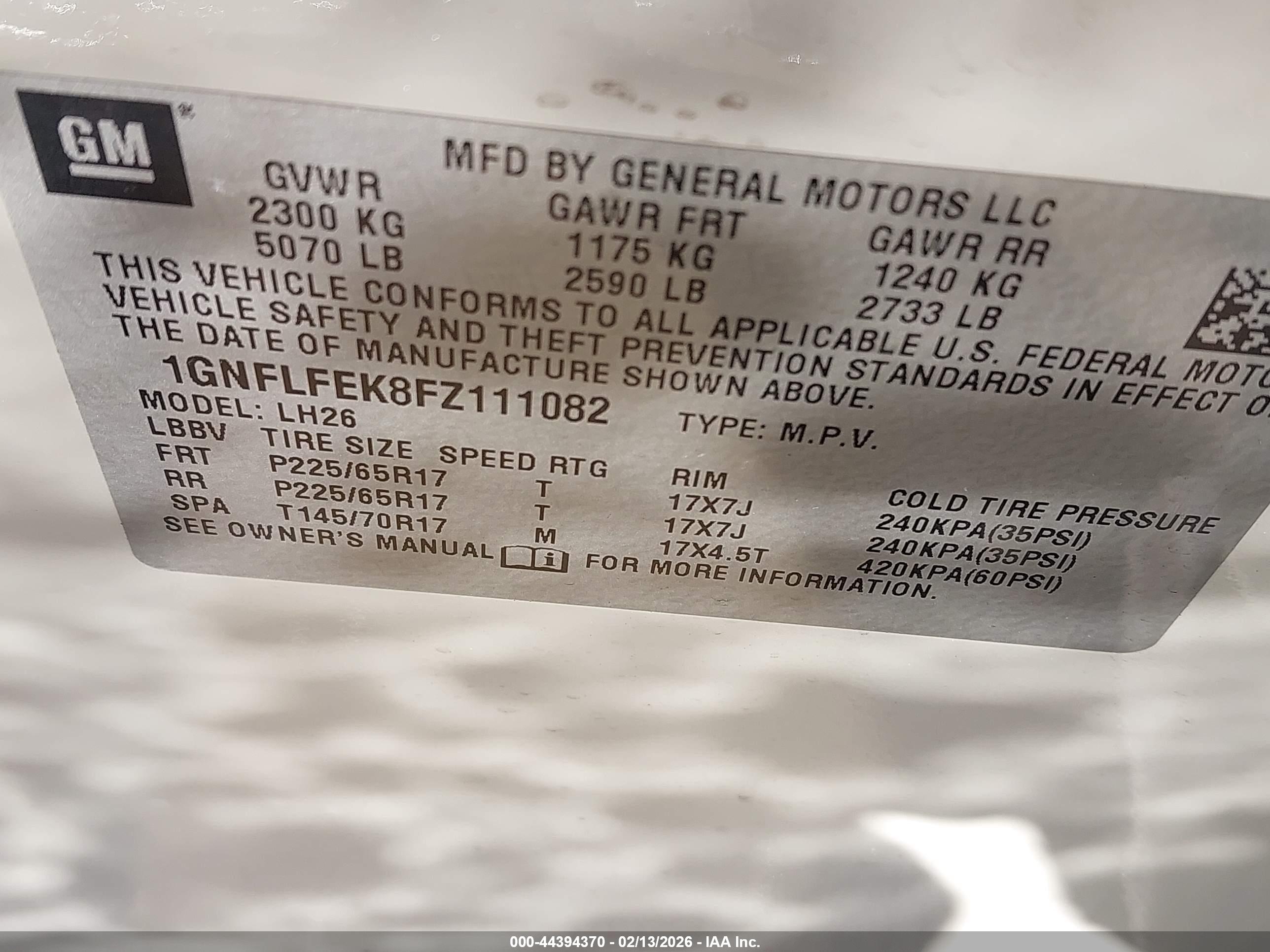 CHEVROLET EQUINOX image 9