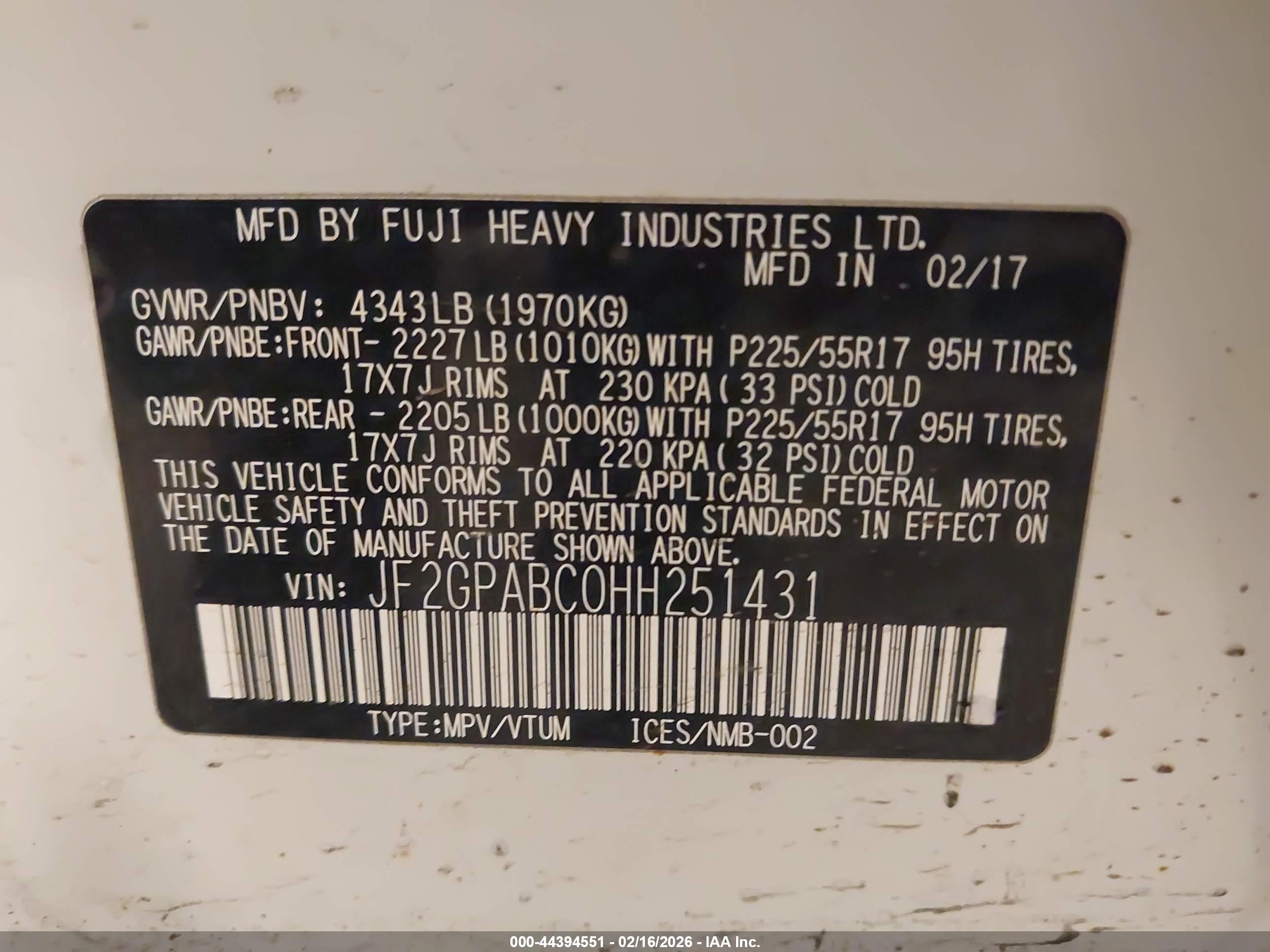 SUBARU CROSSTREK image 9