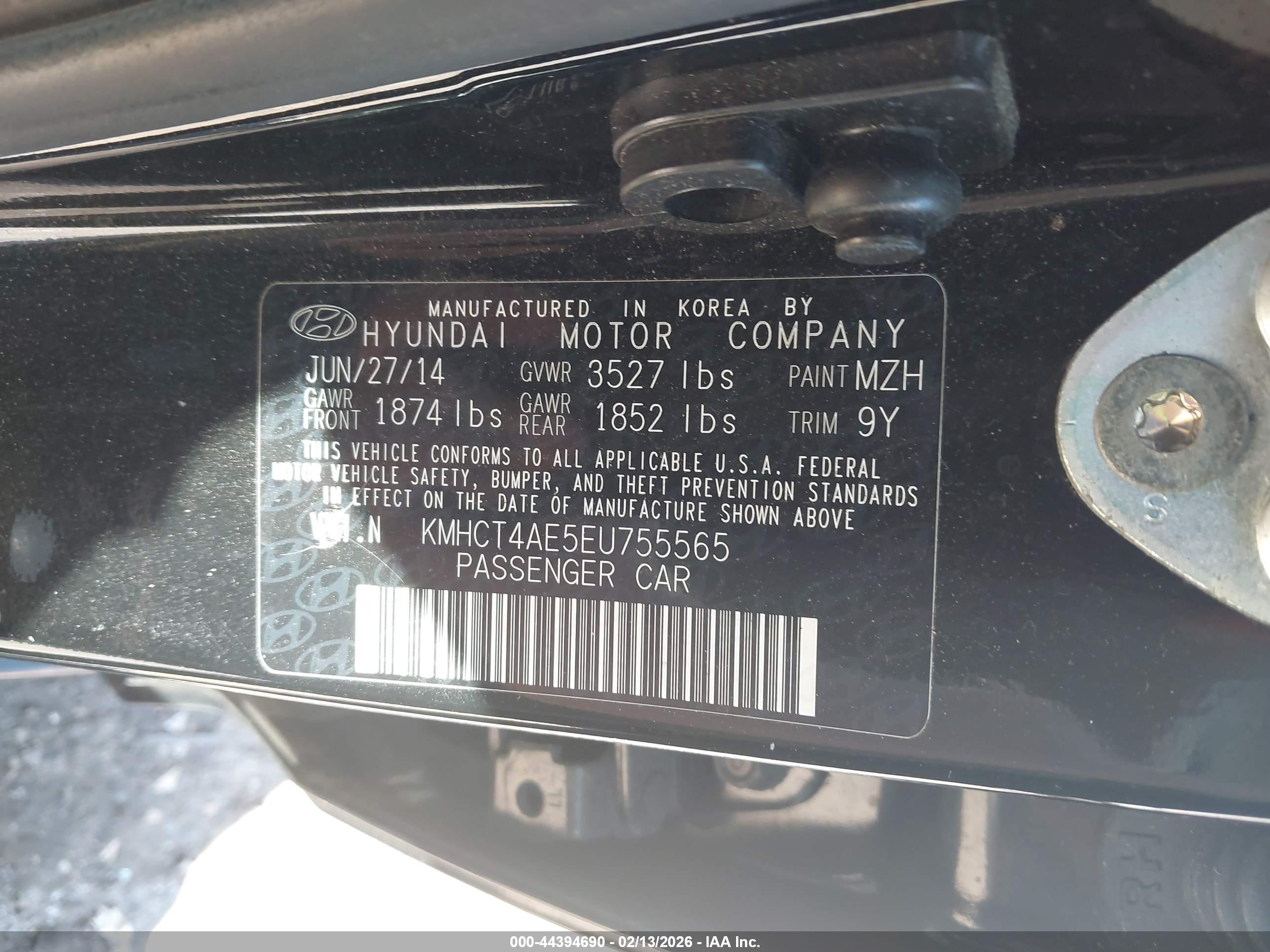 HYUNDAI ACCENT image 9