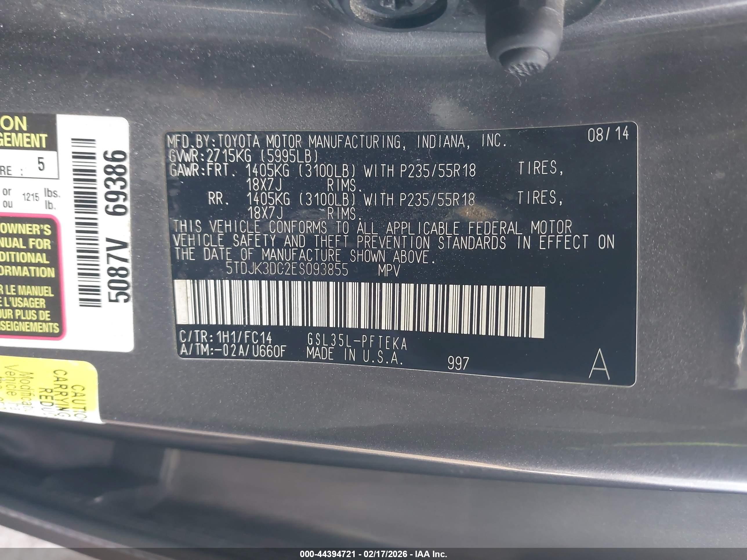 TOYOTA SIENNA image 9