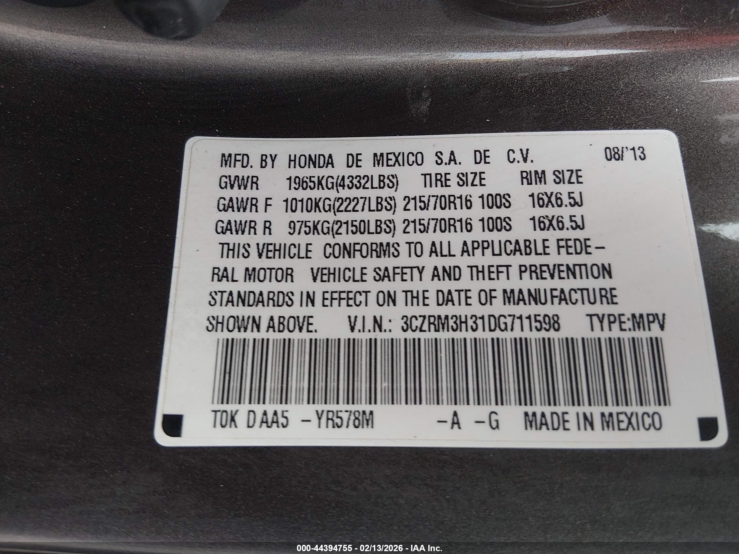 HONDA CR-V image 9