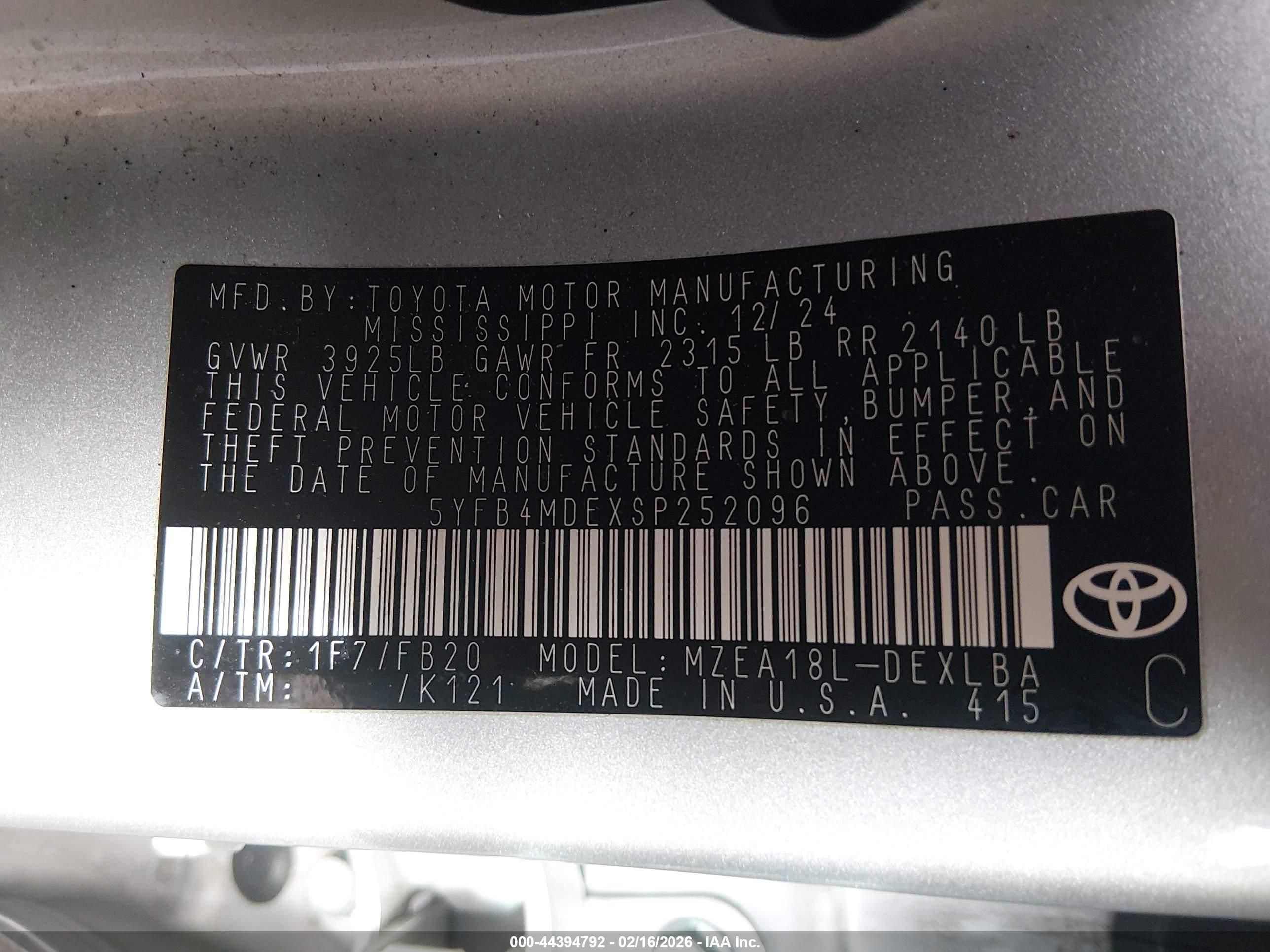 TOYOTA COROLLA image 9
