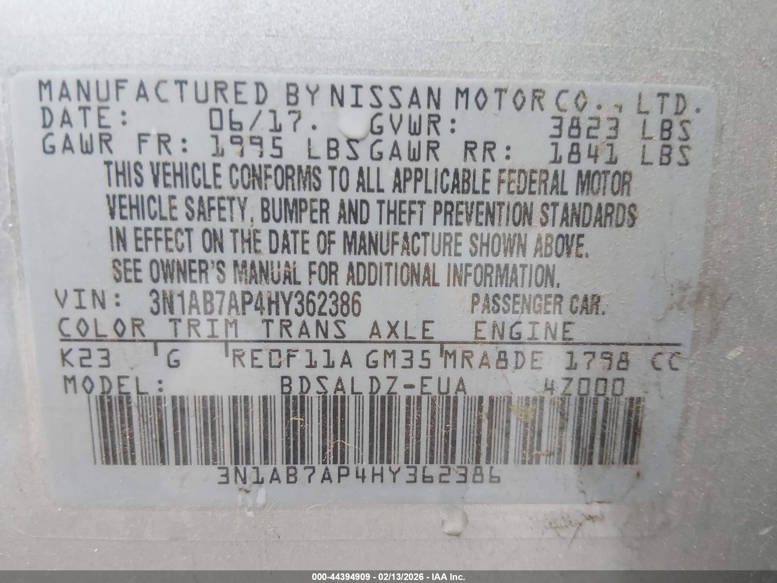 NISSAN SENTRA image 9