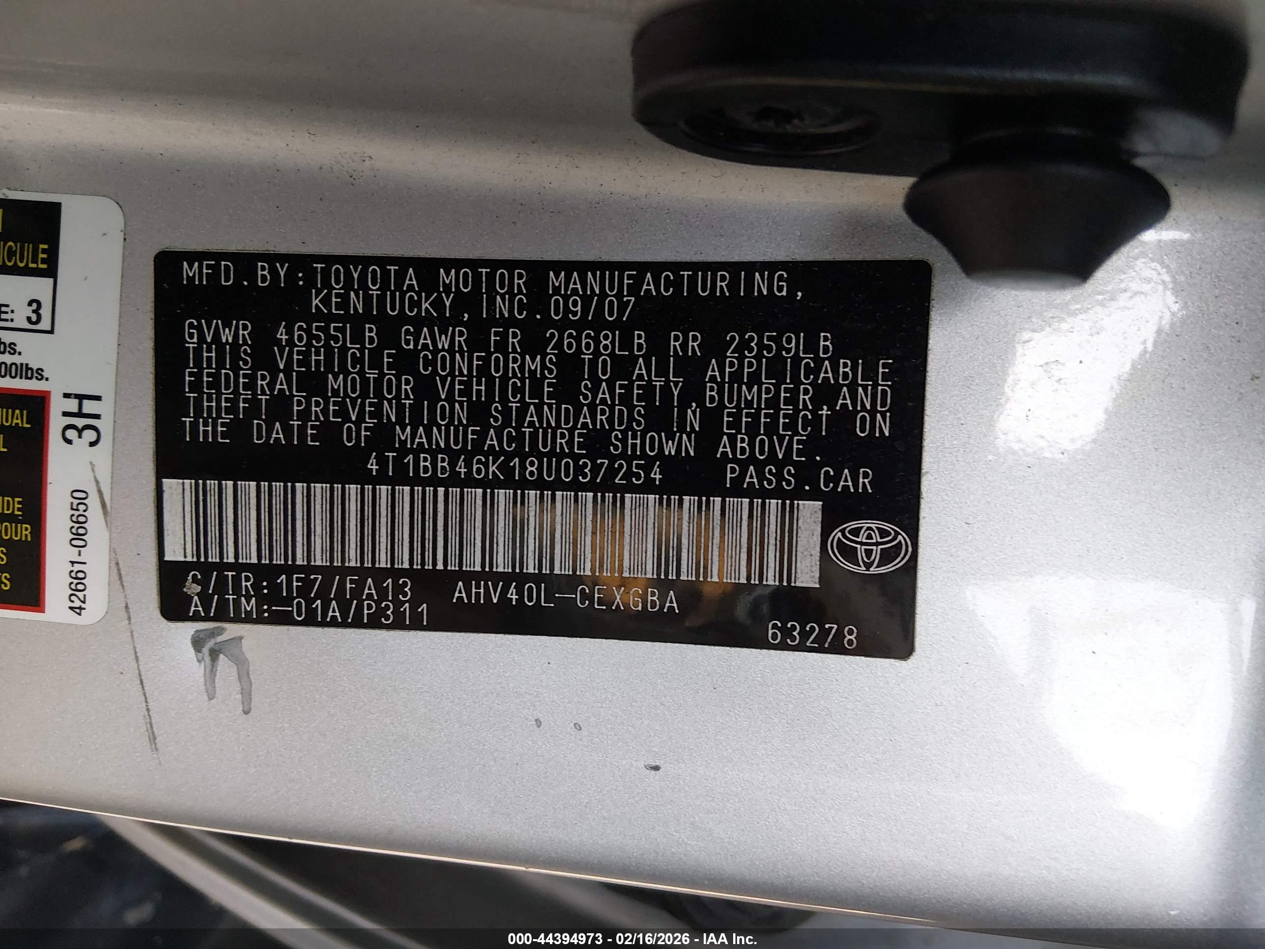 TOYOTA CAMRY image 9