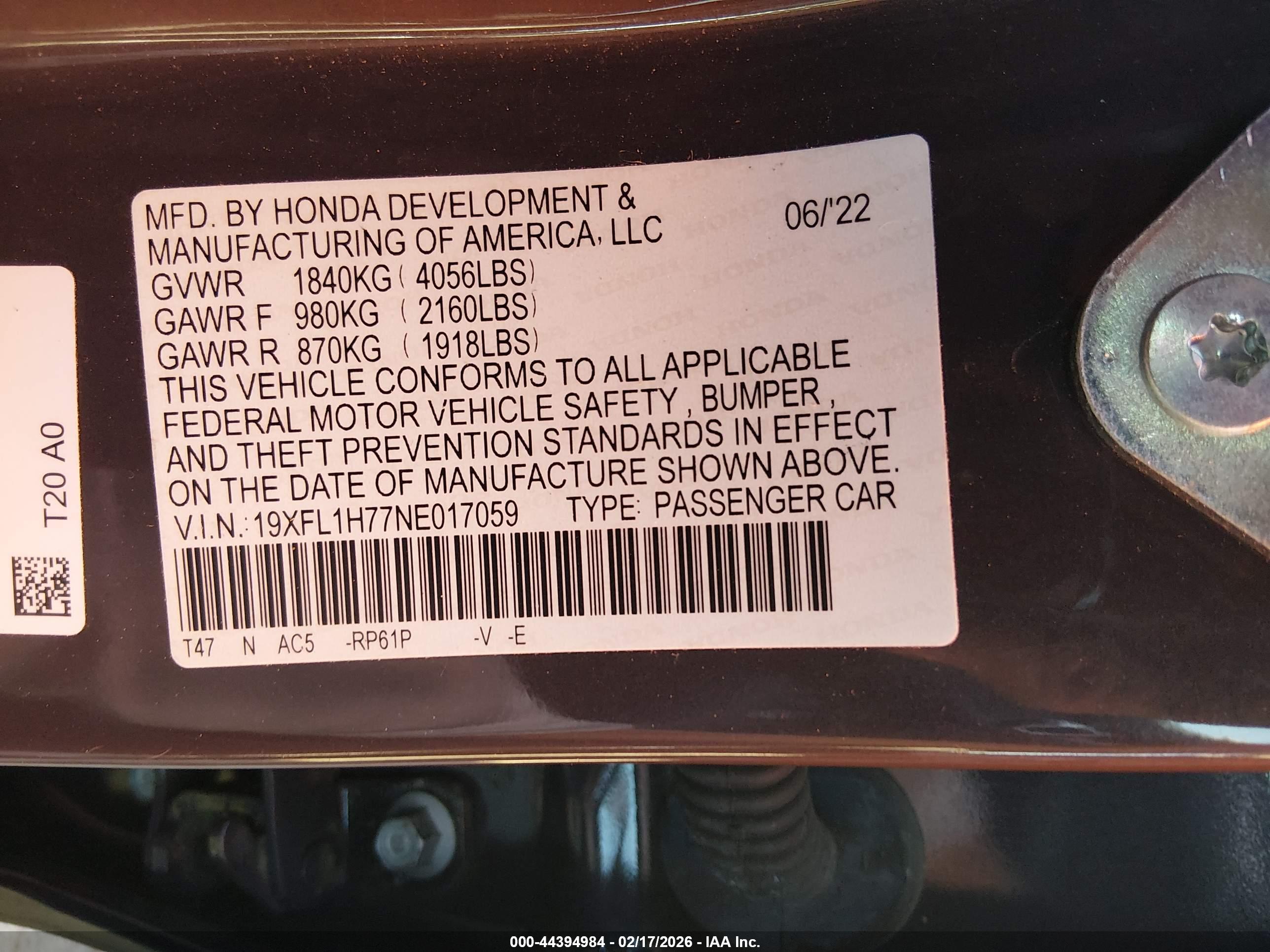 HONDA CIVIC image 9