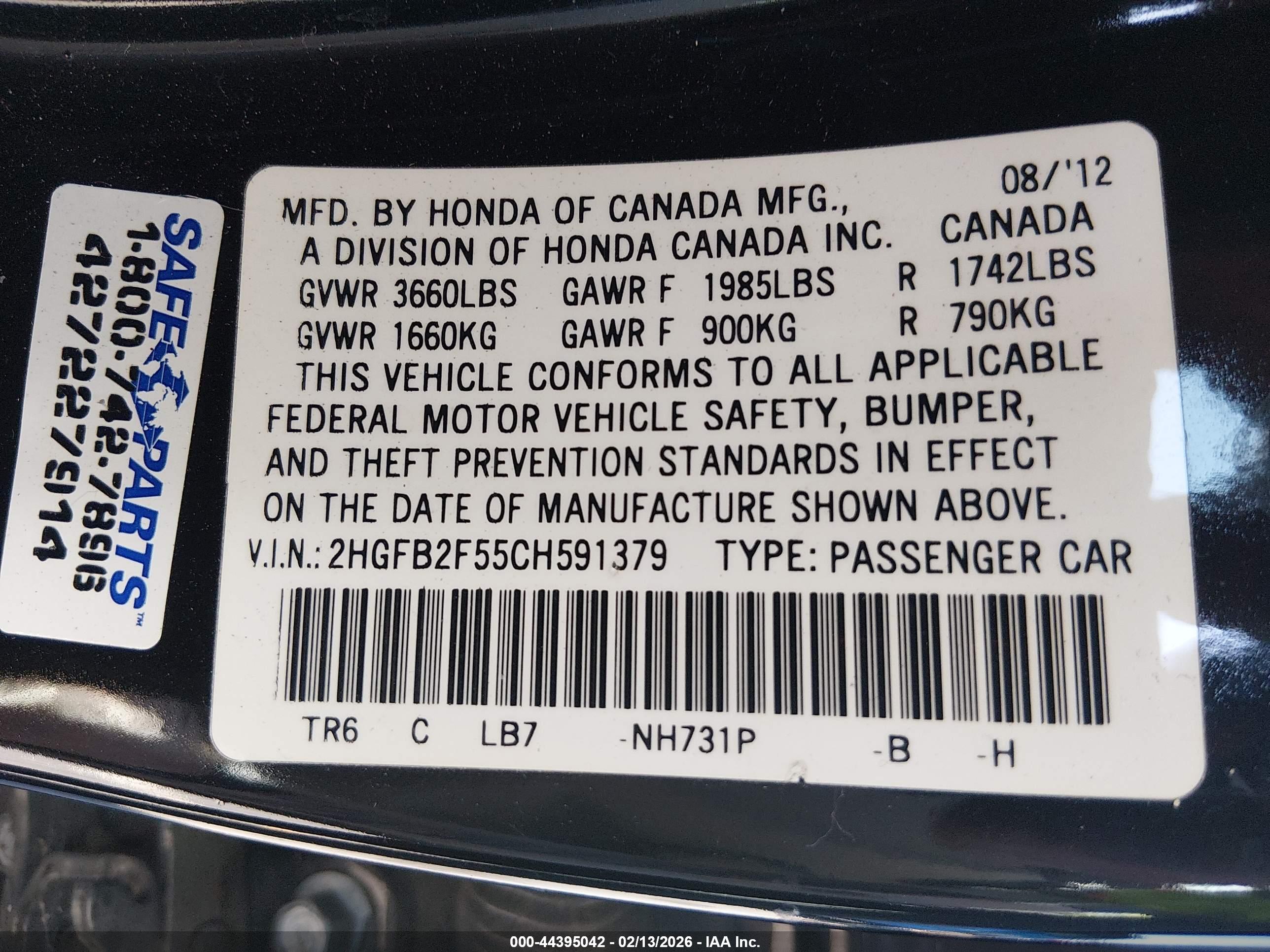 HONDA CIVIC image 9