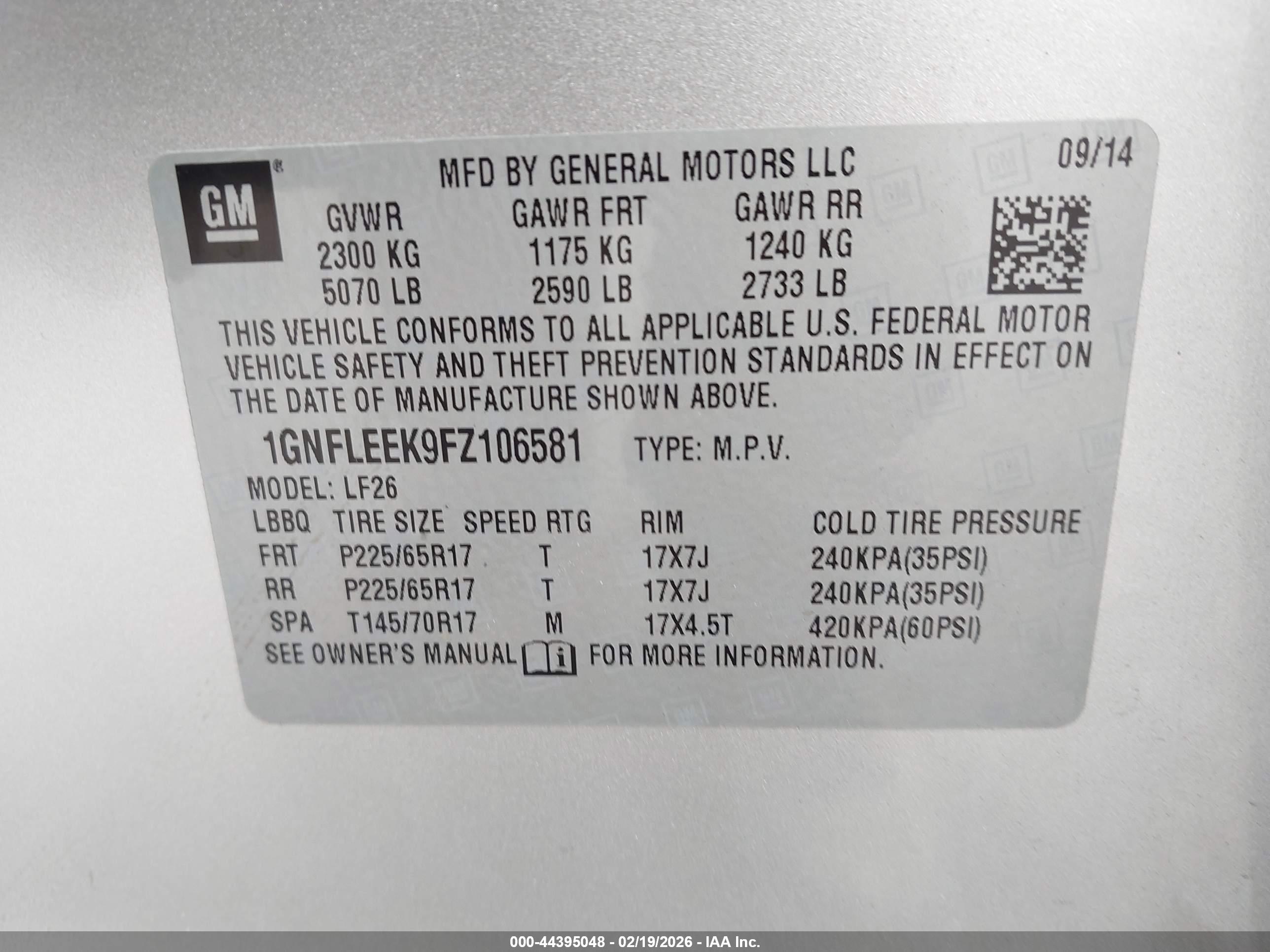CHEVROLET EQUINOX image 9