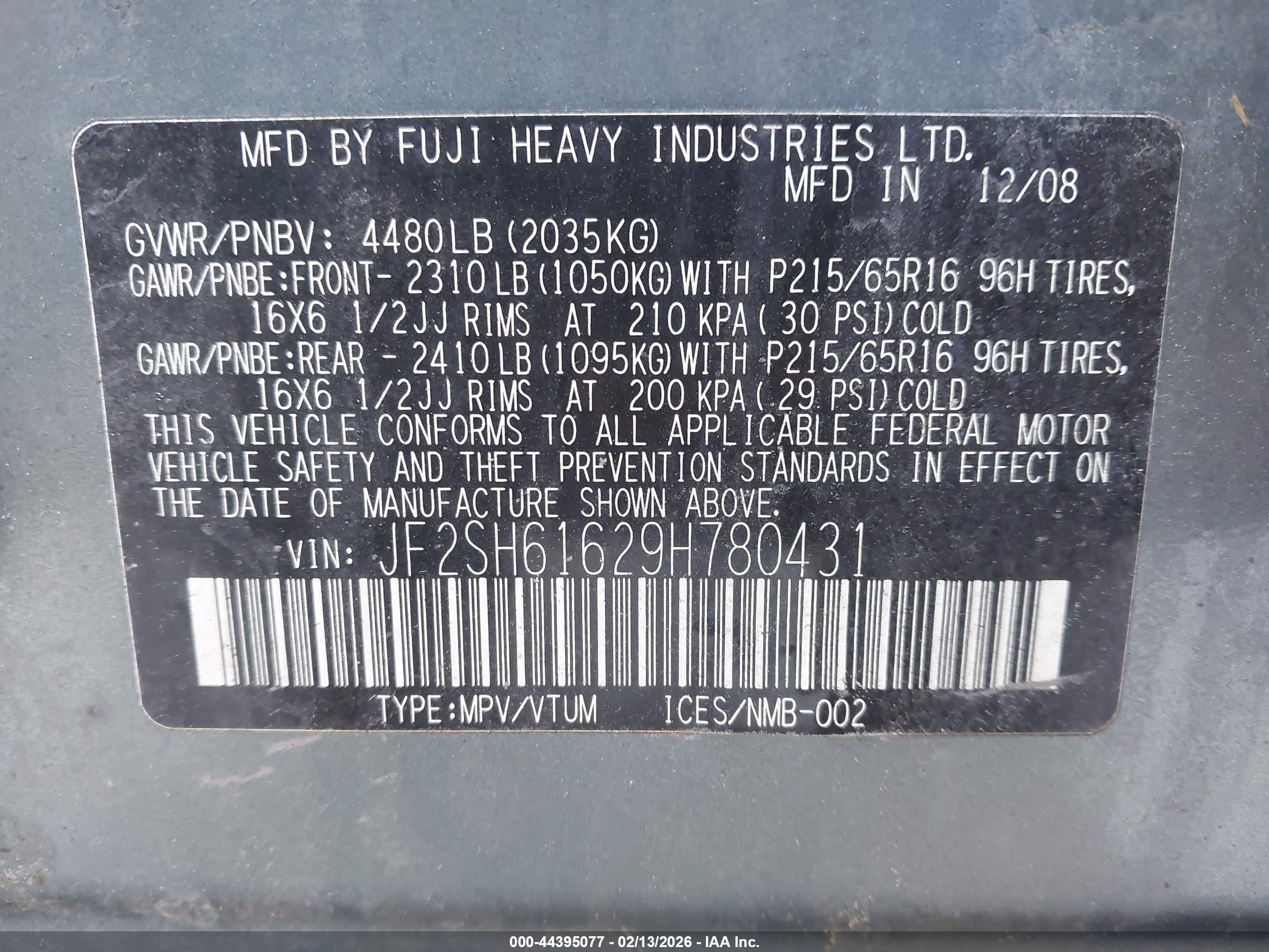 SUBARU FORESTER image 9