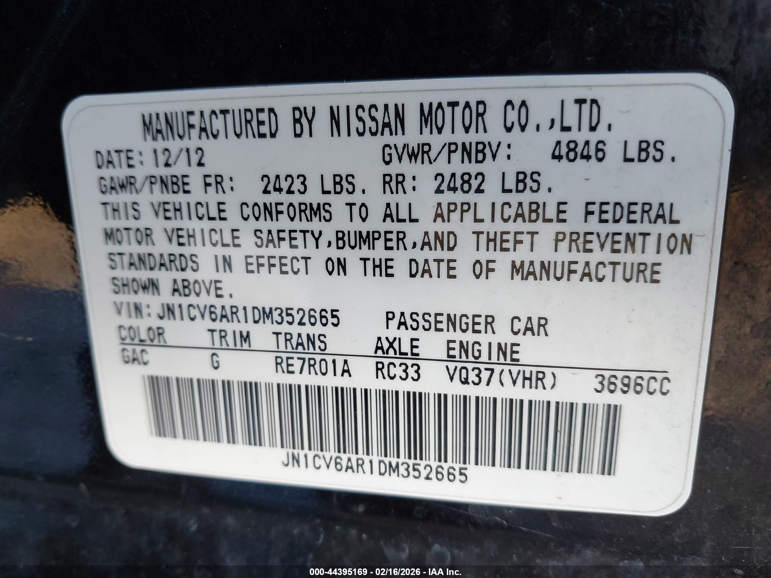INFINITI G37X image 9