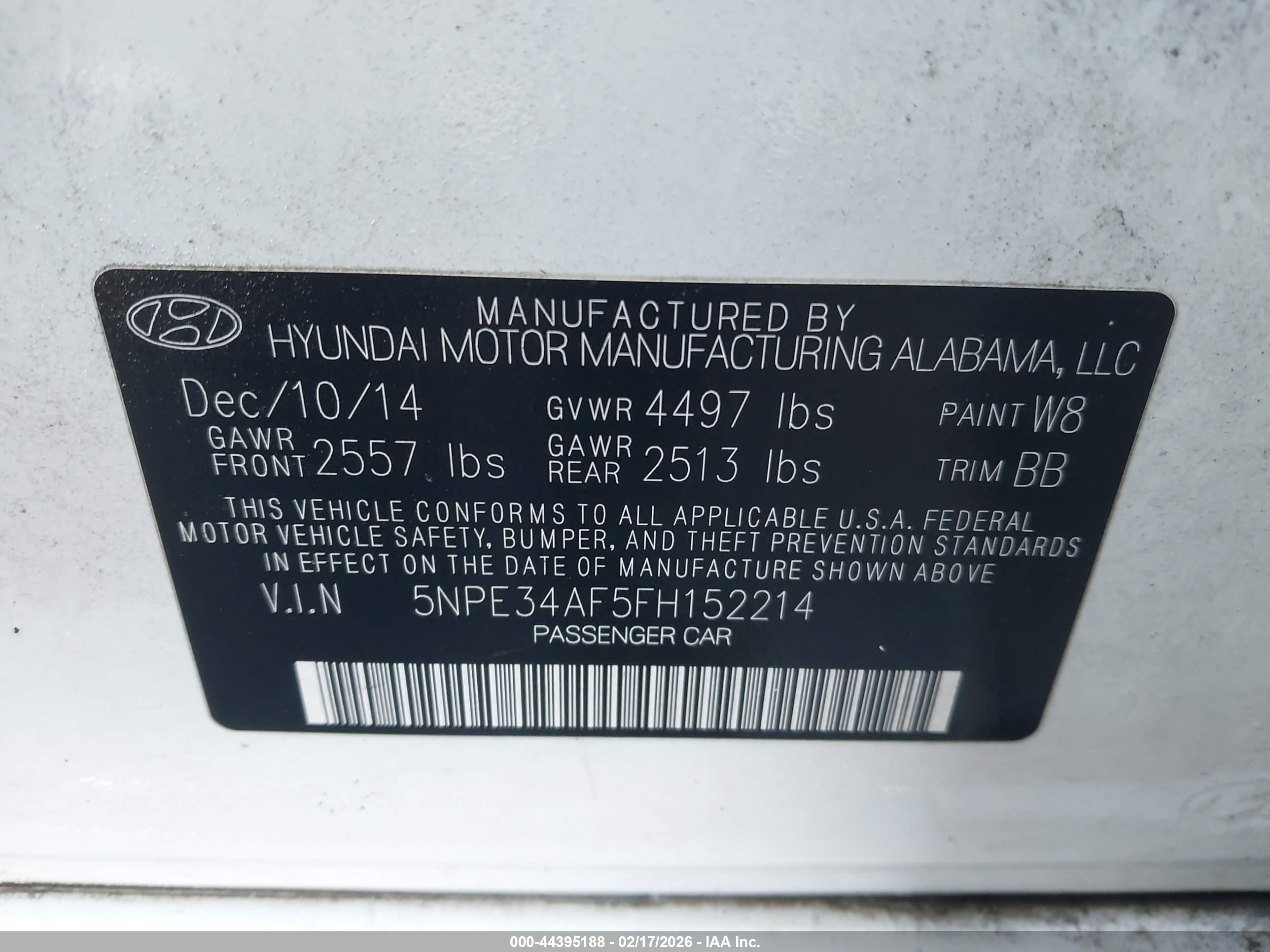 HYUNDAI SONATA image 9