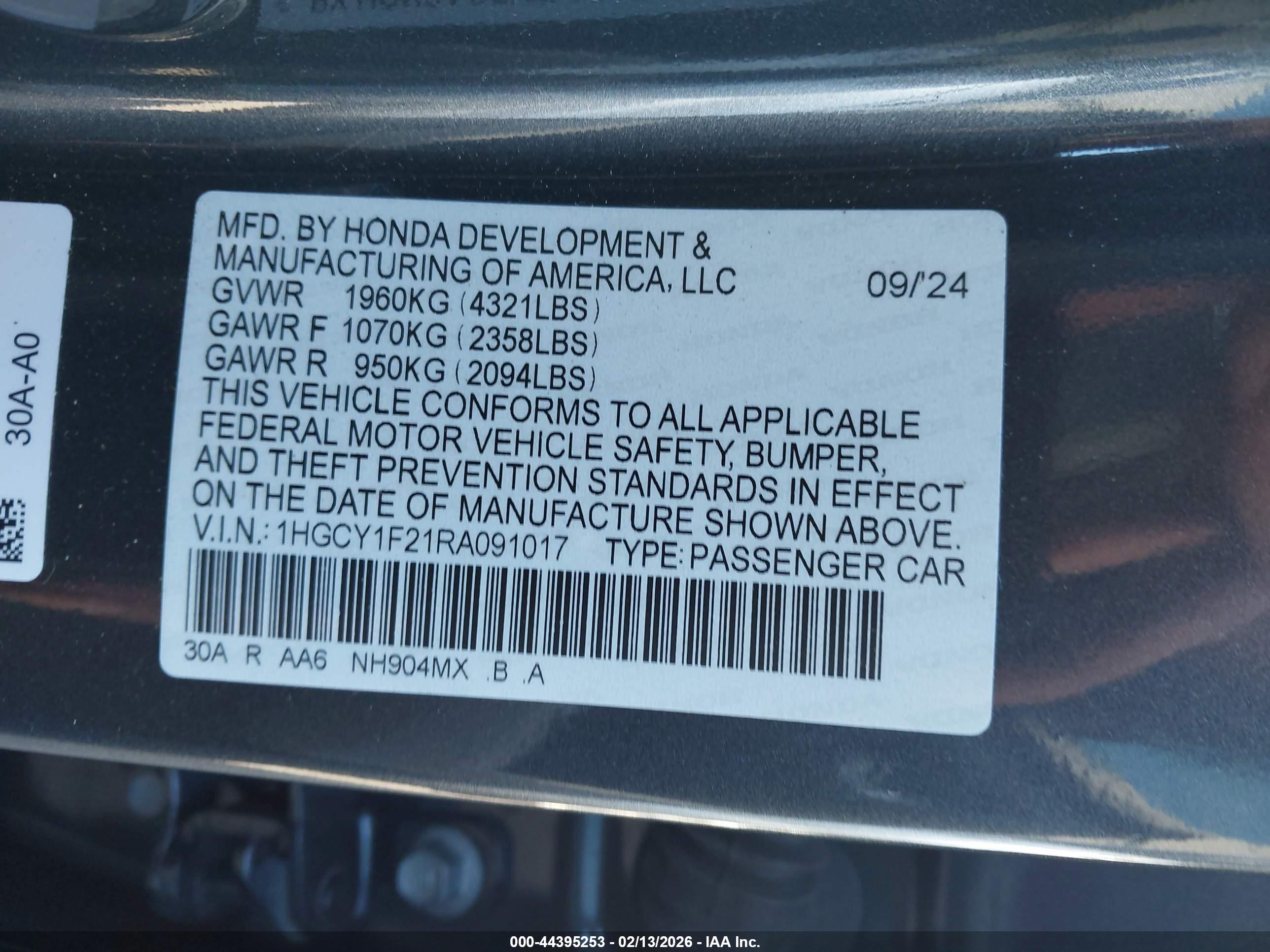 HONDA ACCORD image 9