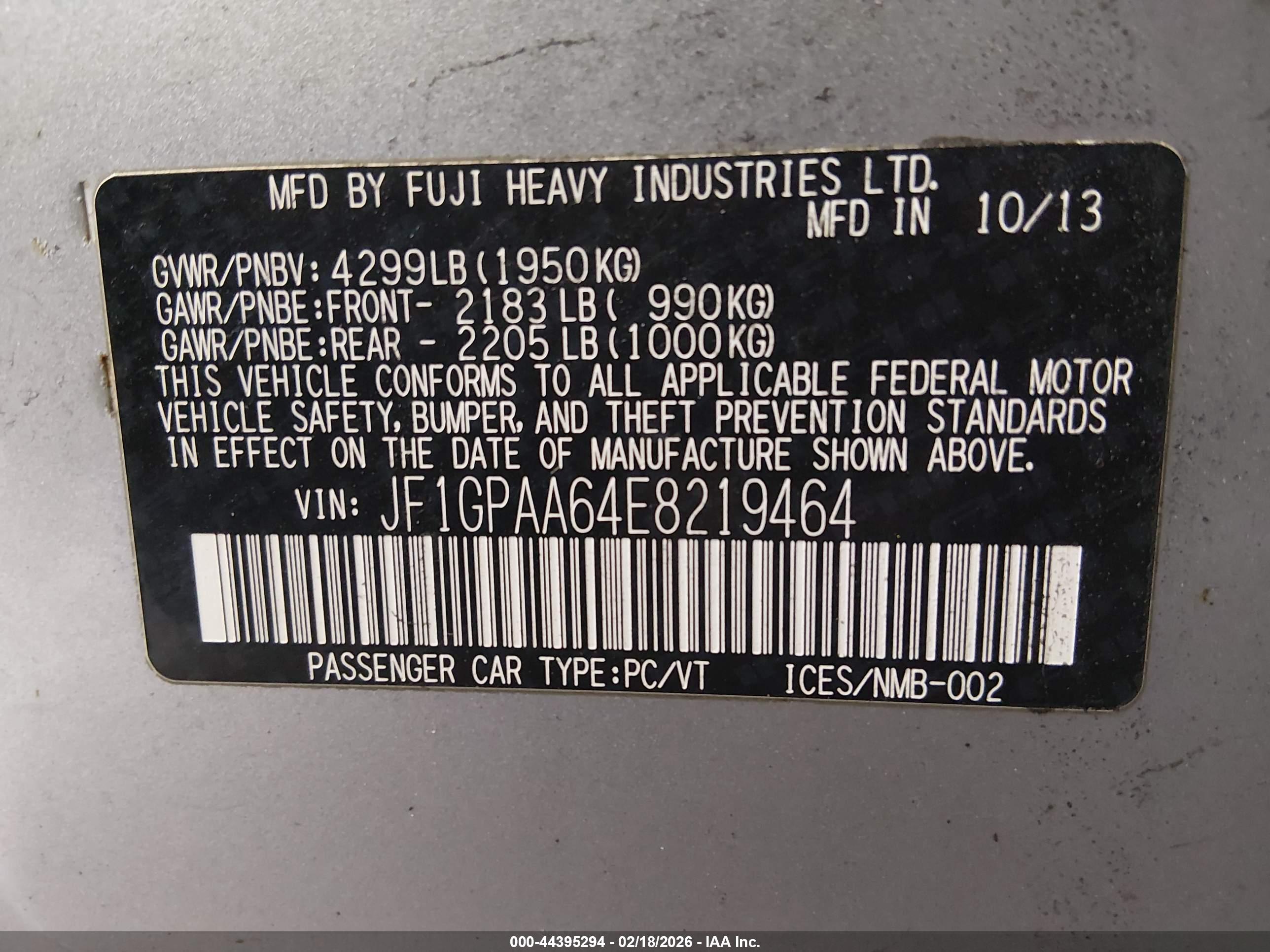 SUBARU IMPREZA image 9