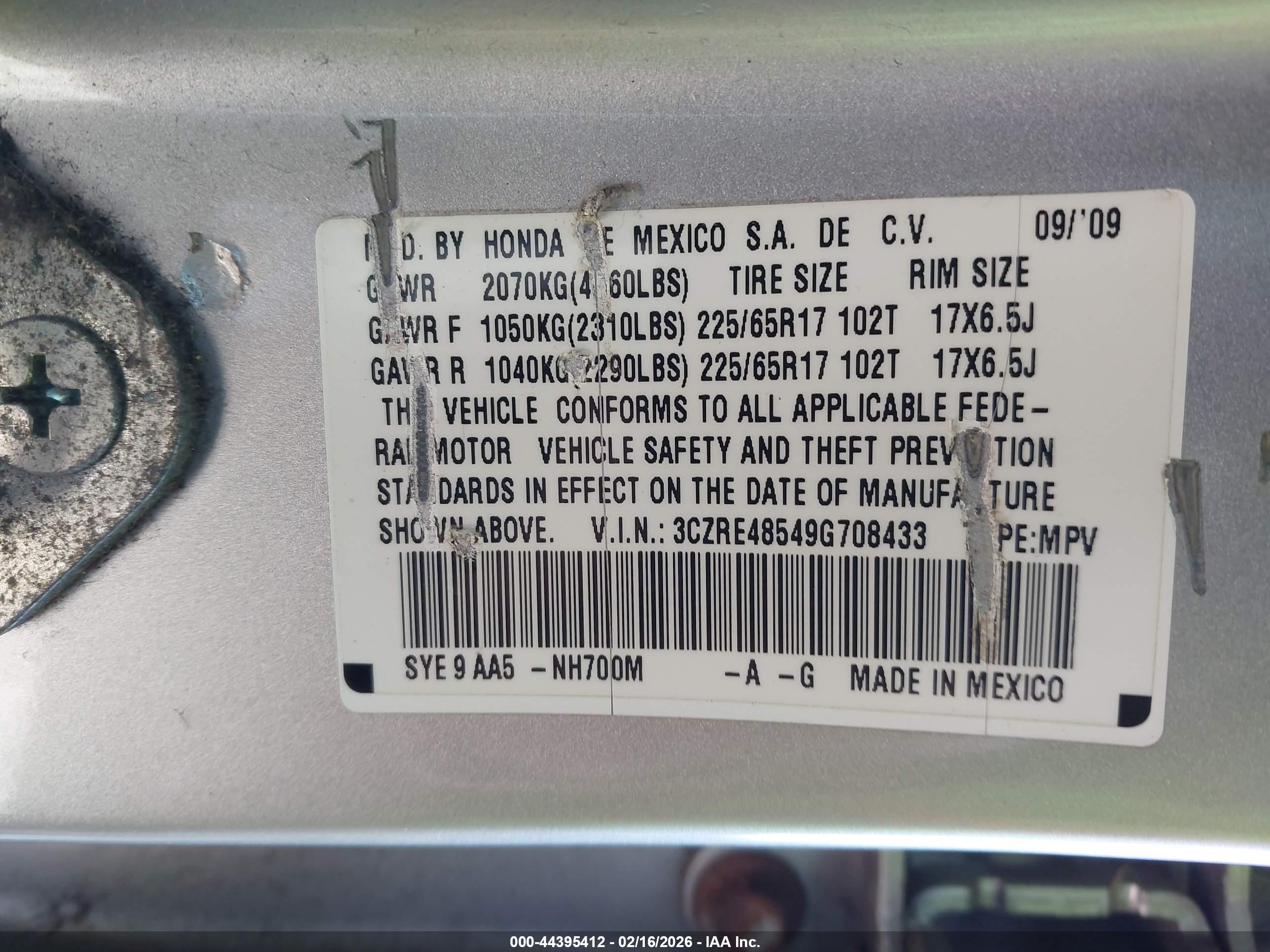 HONDA CR-V image 9