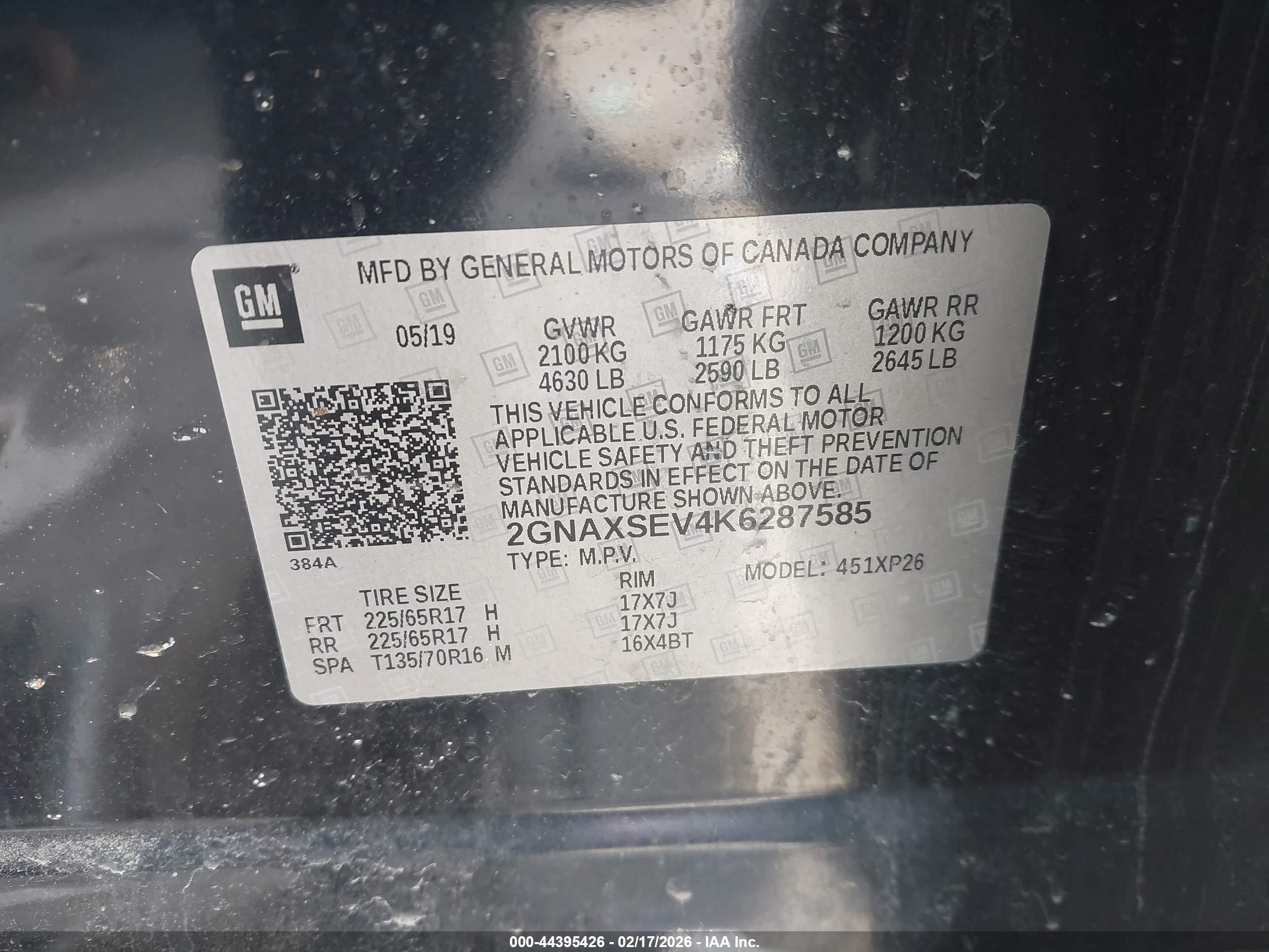 CHEVROLET EQUINOX image 9