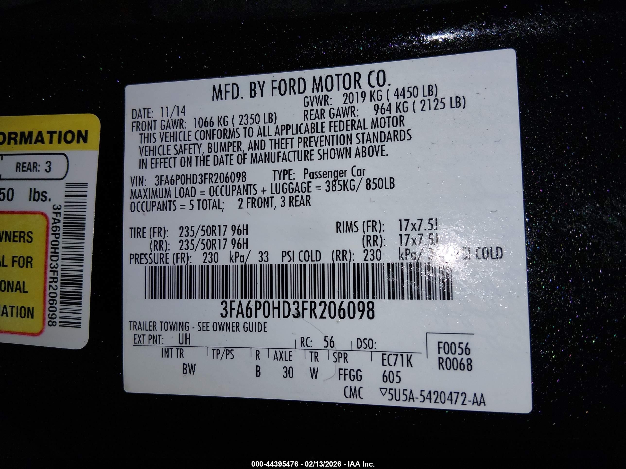FORD FUSION image 9