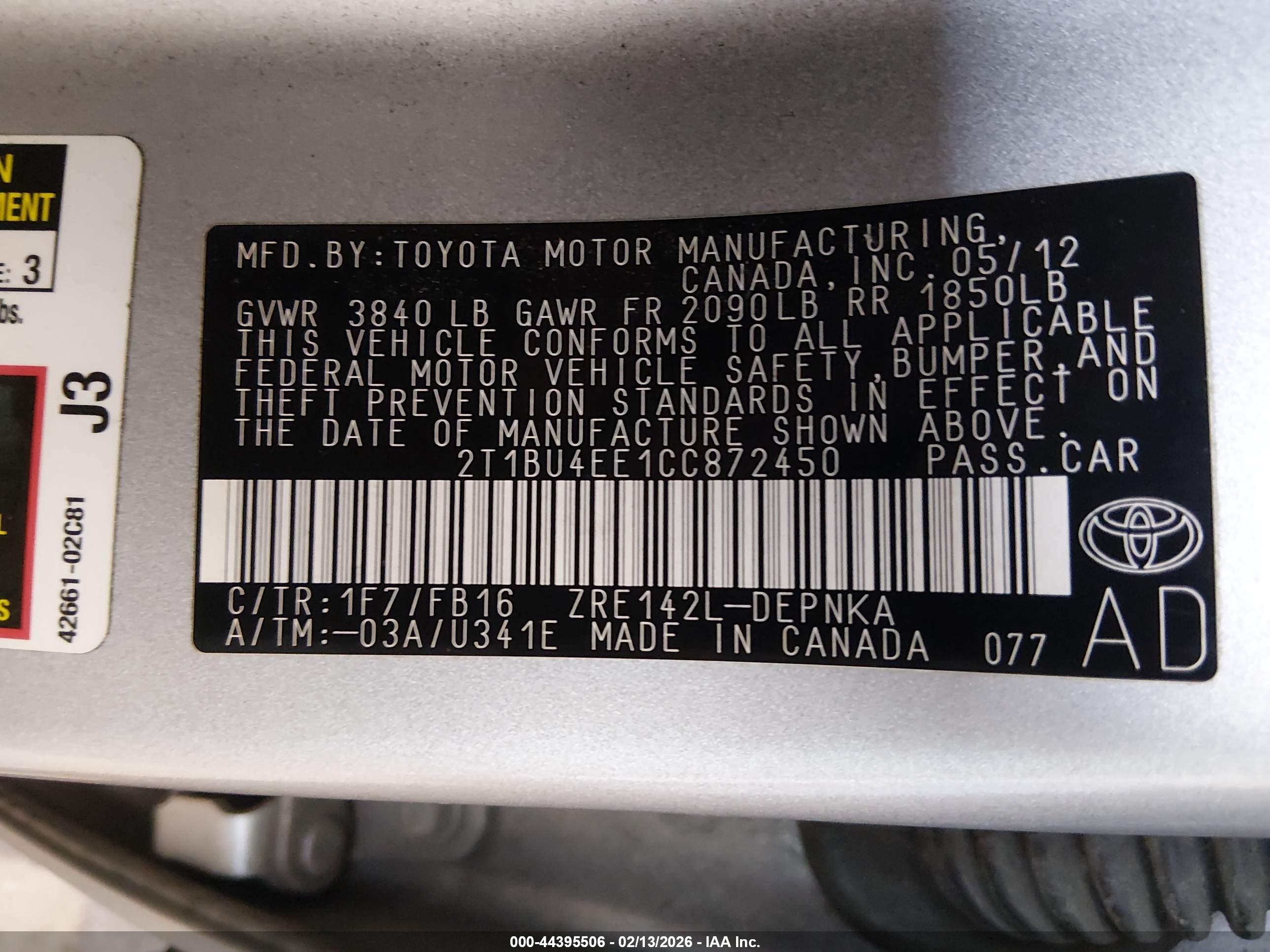 TOYOTA COROLLA image 9