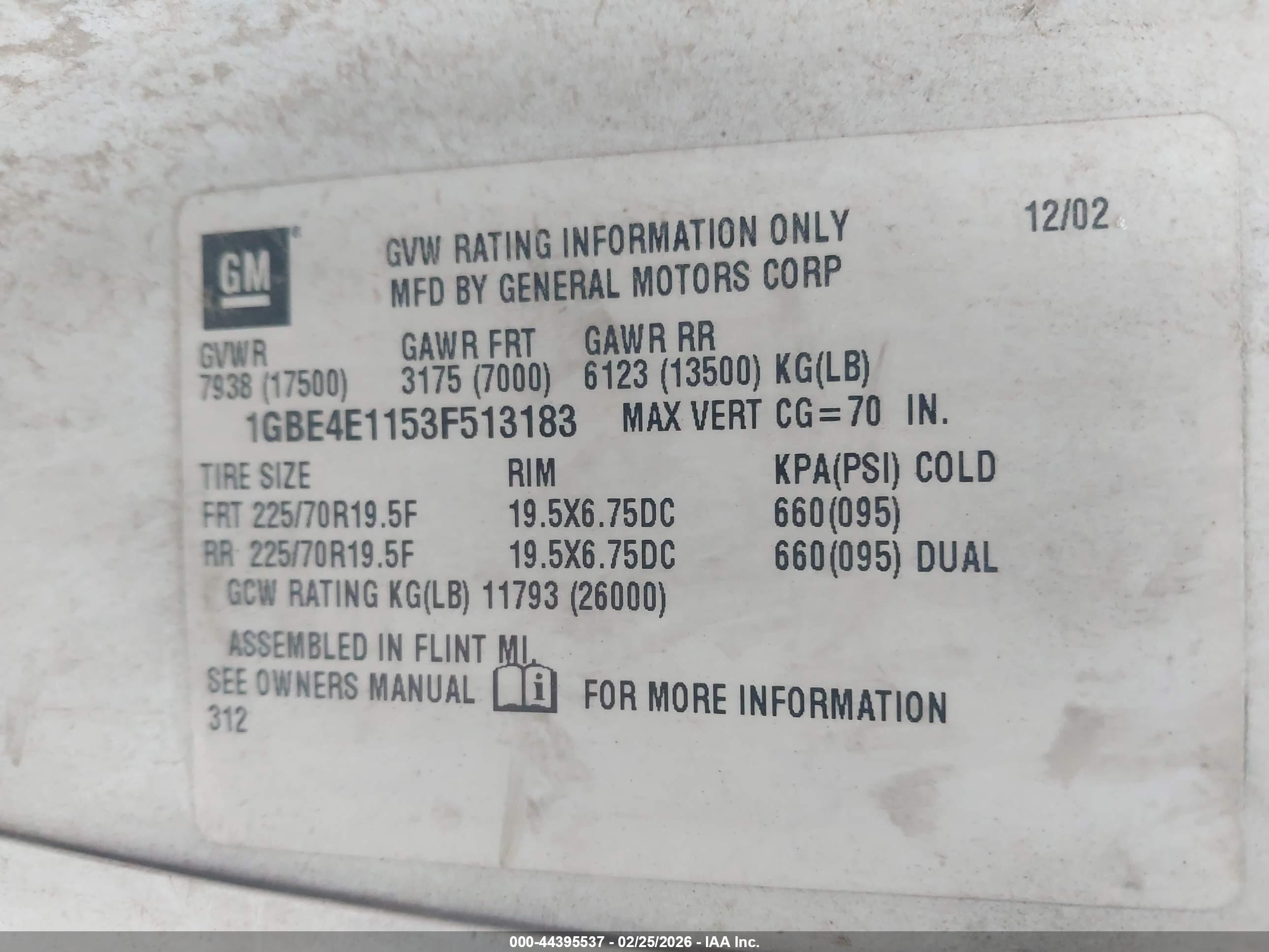 CHEVROLET CC4500 image 9