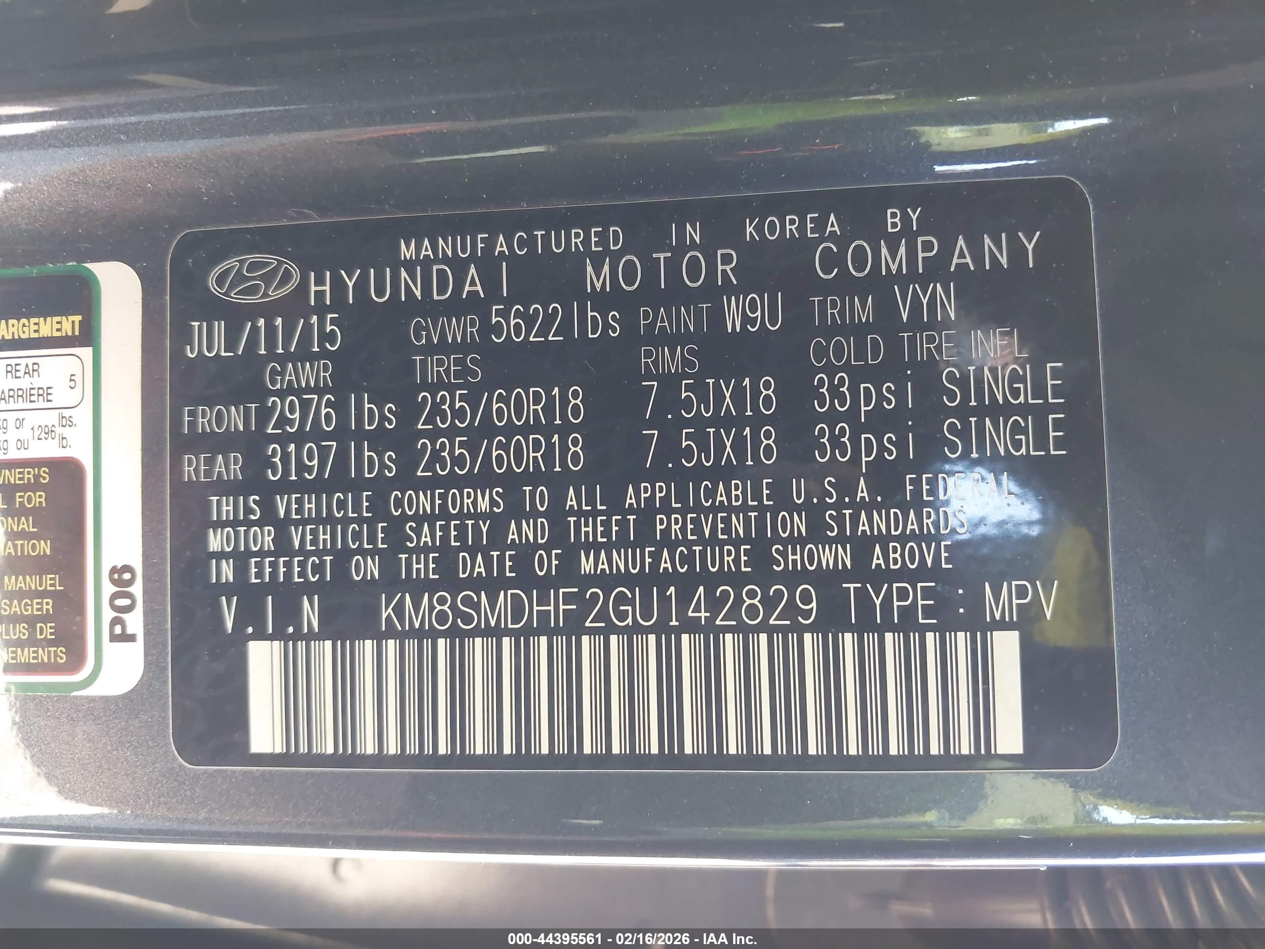 HYUNDAI SANTA image 9
