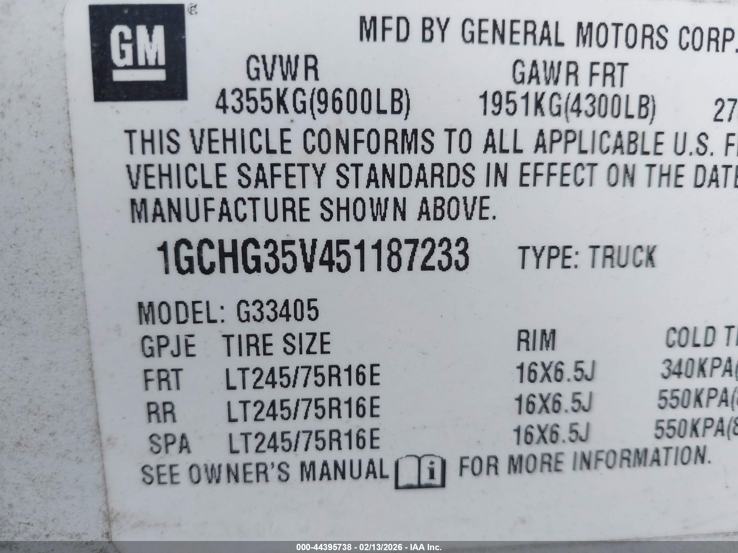 CHEVROLET EXPRESS image 9