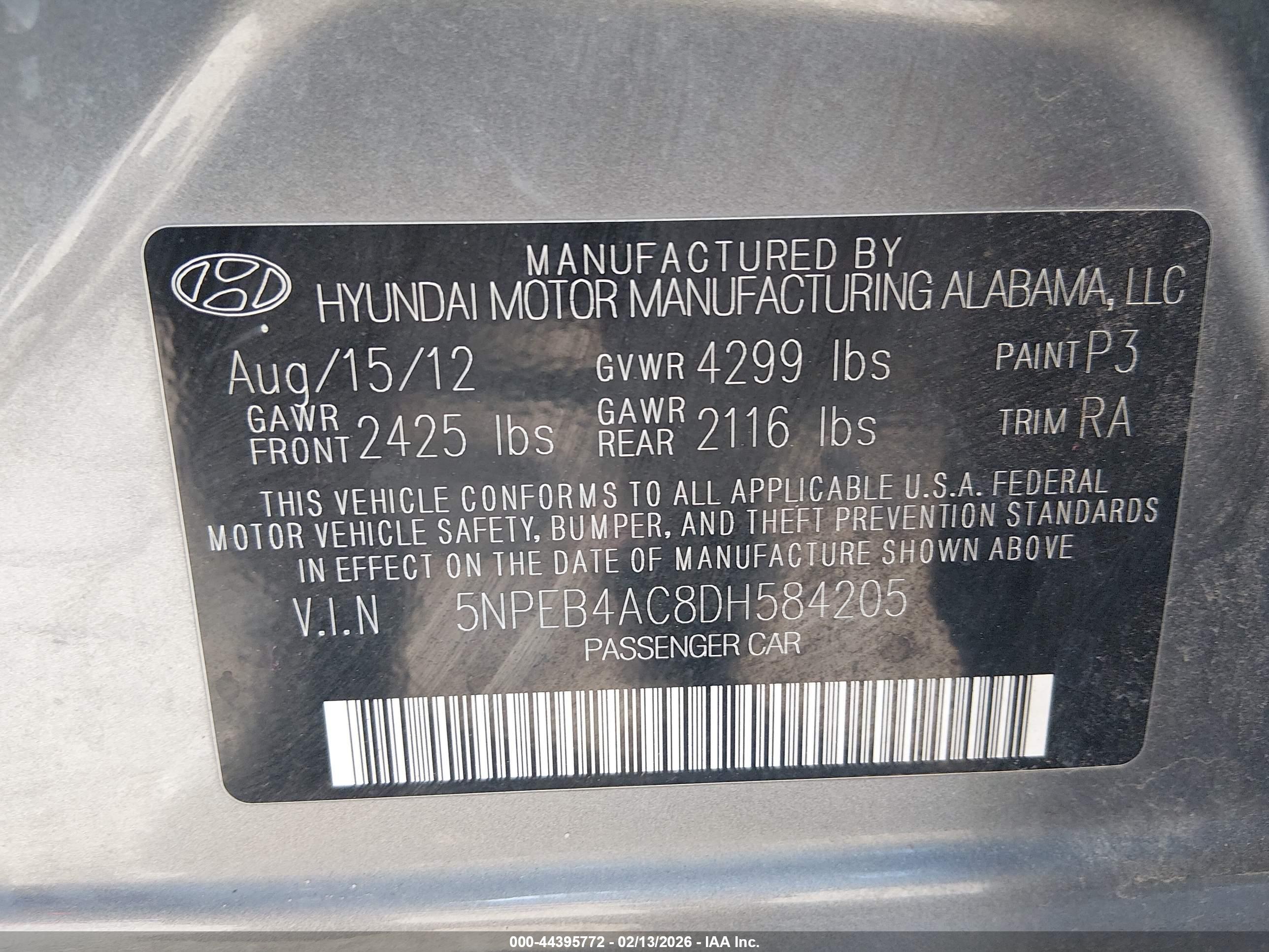 HYUNDAI SONATA image 9