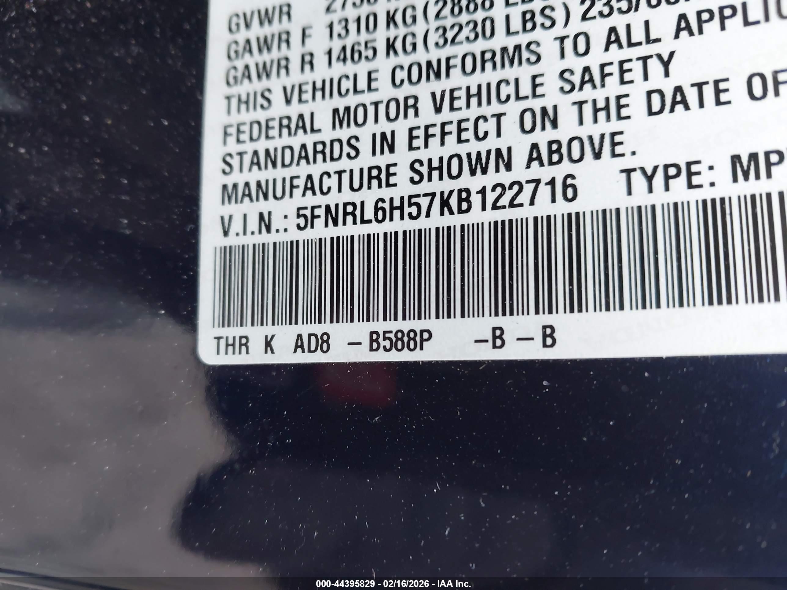 HONDA ODYSSEY image 9