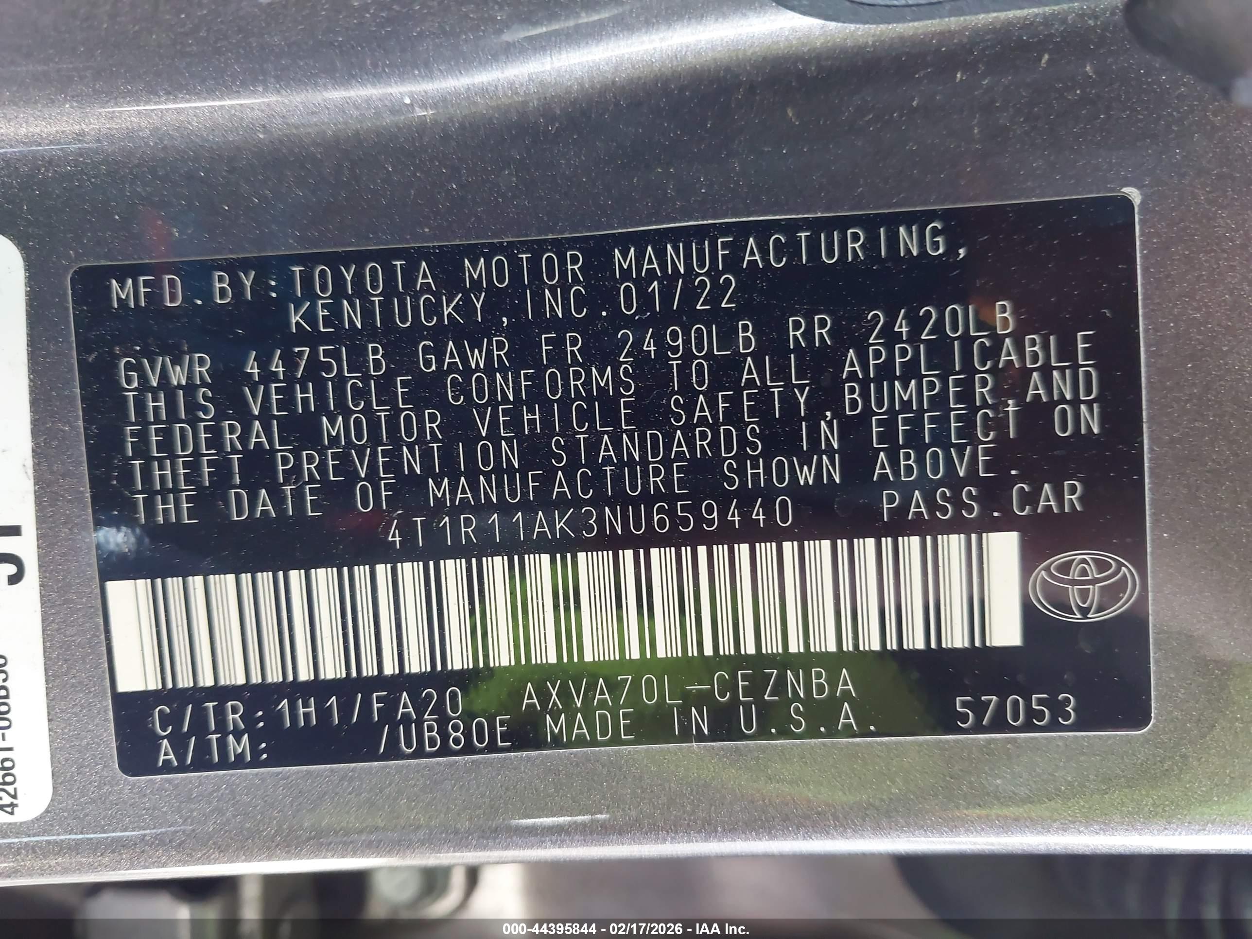 TOYOTA CAMRY image 9