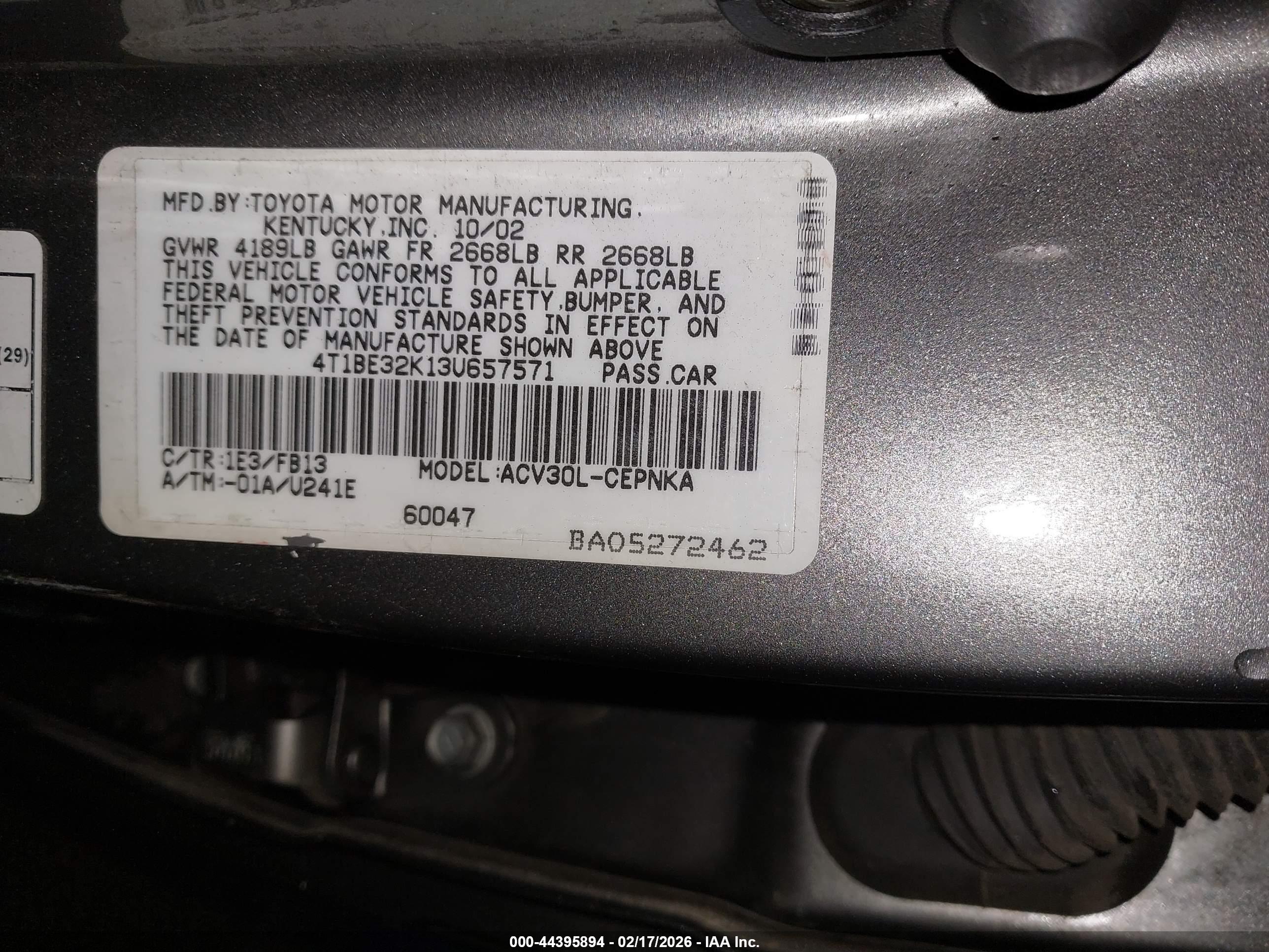 TOYOTA CAMRY image 9