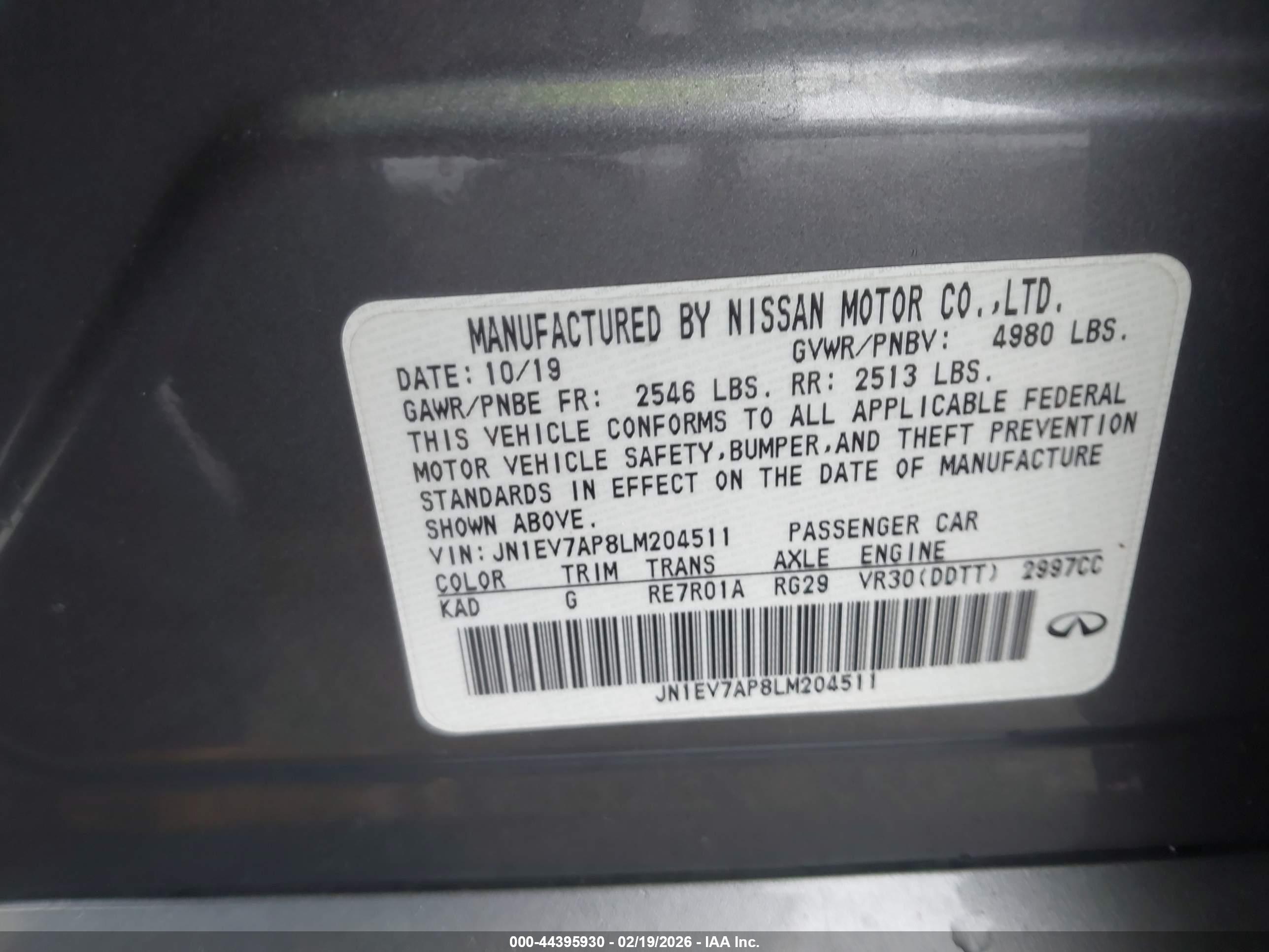 INFINITI Q50 image 9