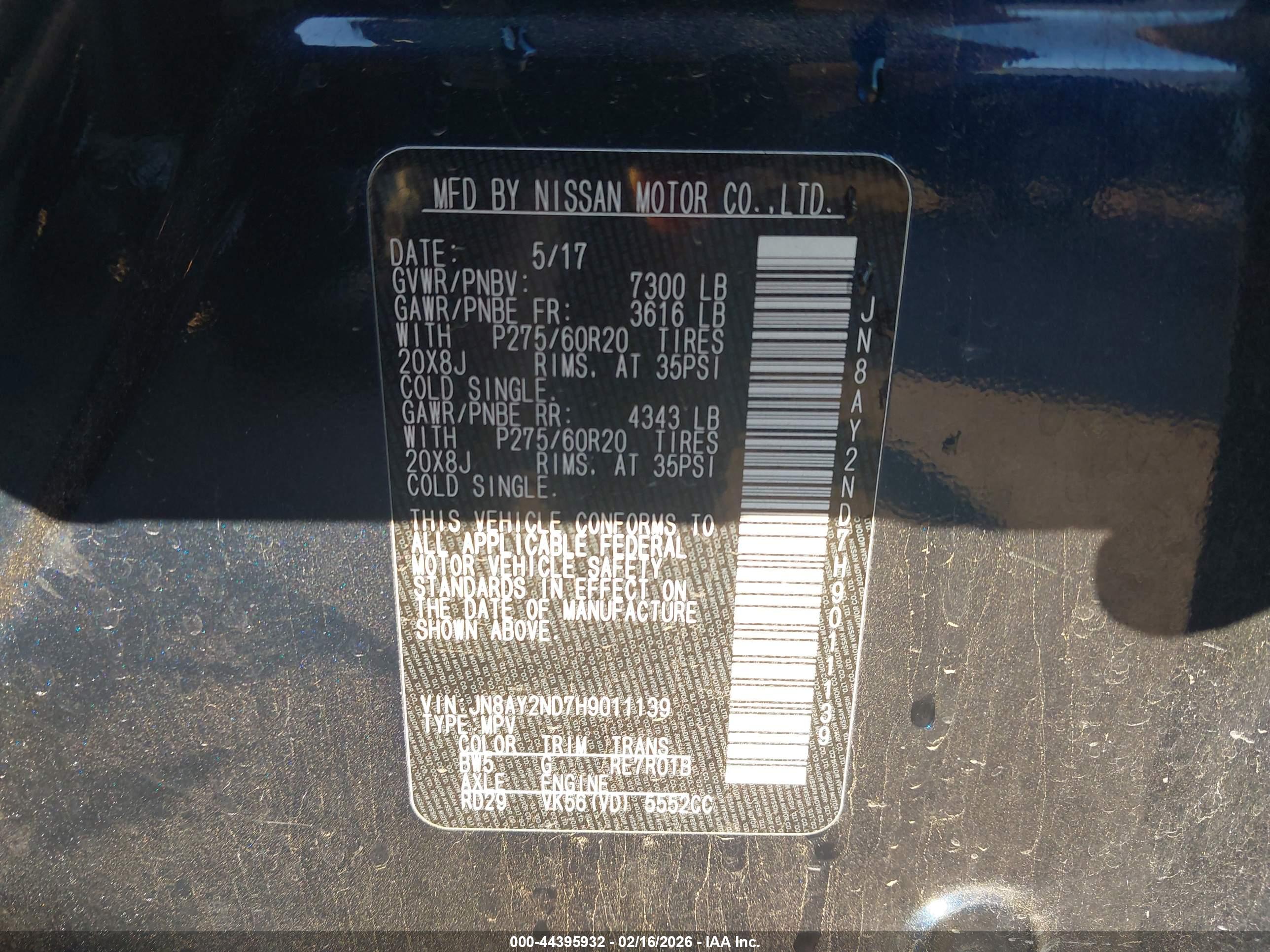 NISSAN ARMADA image 9