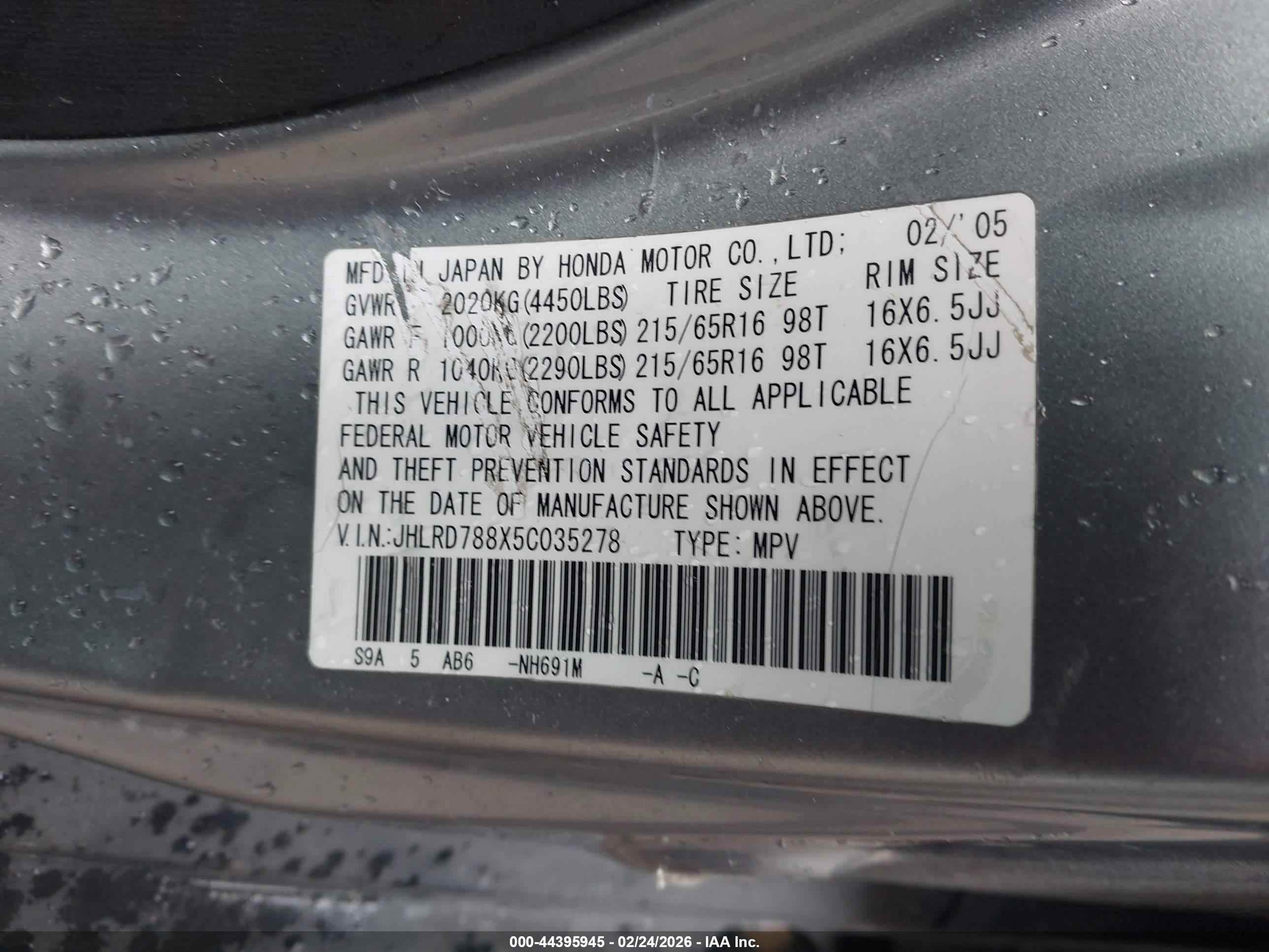 HONDA CR-V image 9