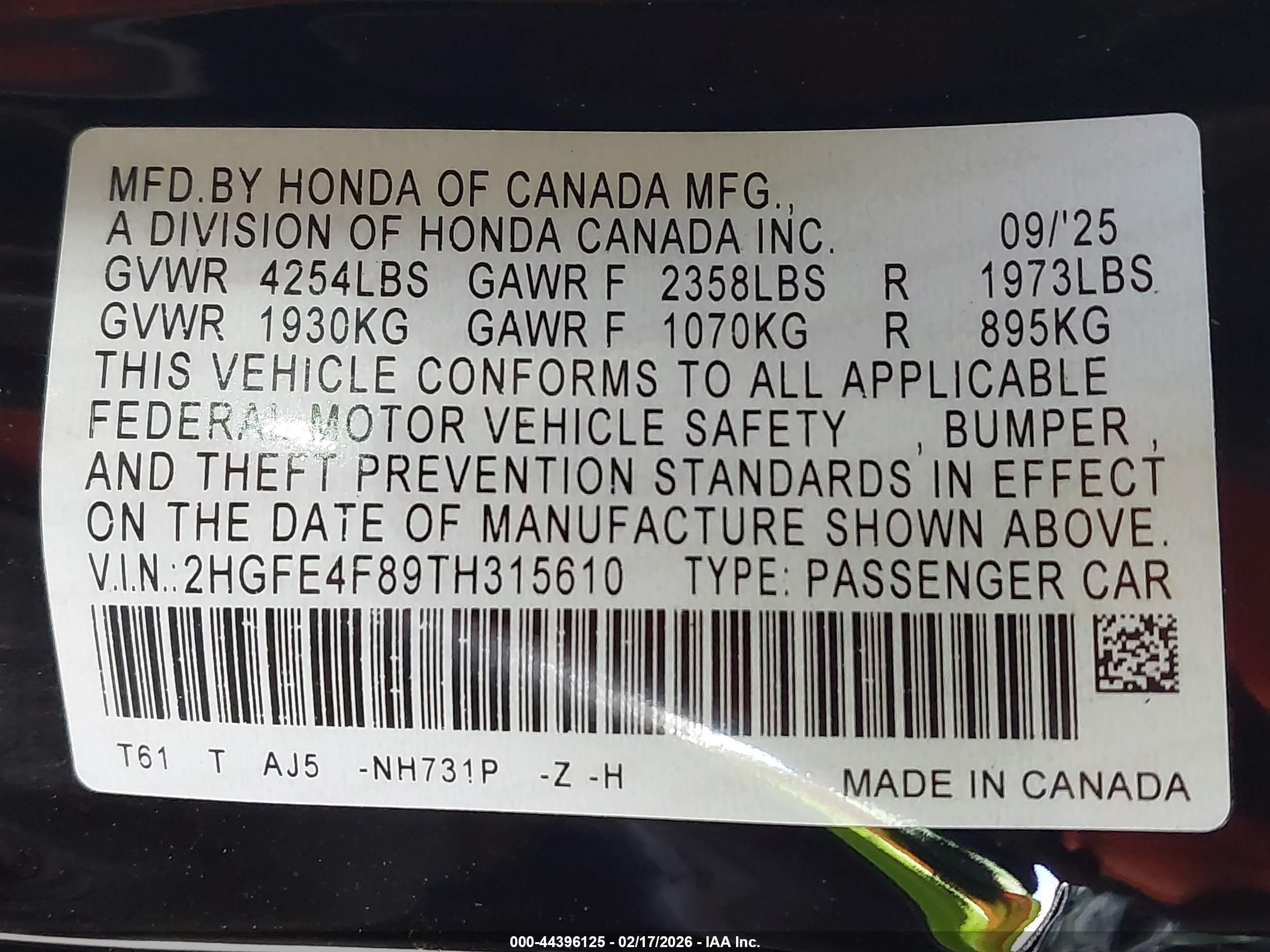 HONDA CIVIC image 9