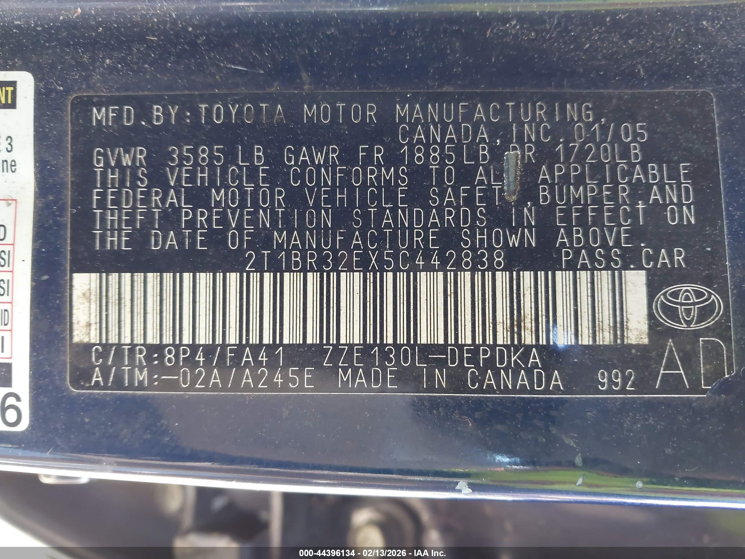 TOYOTA COROLLA image 9
