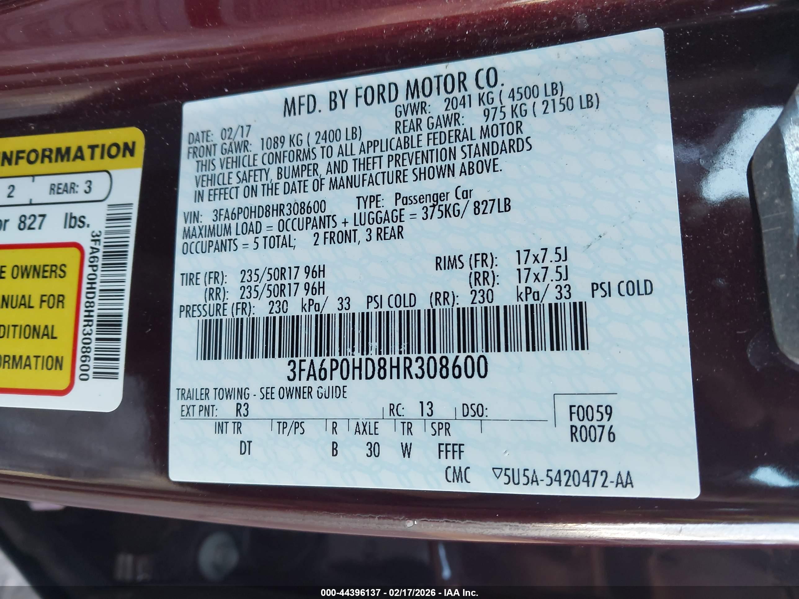 FORD FUSION image 9