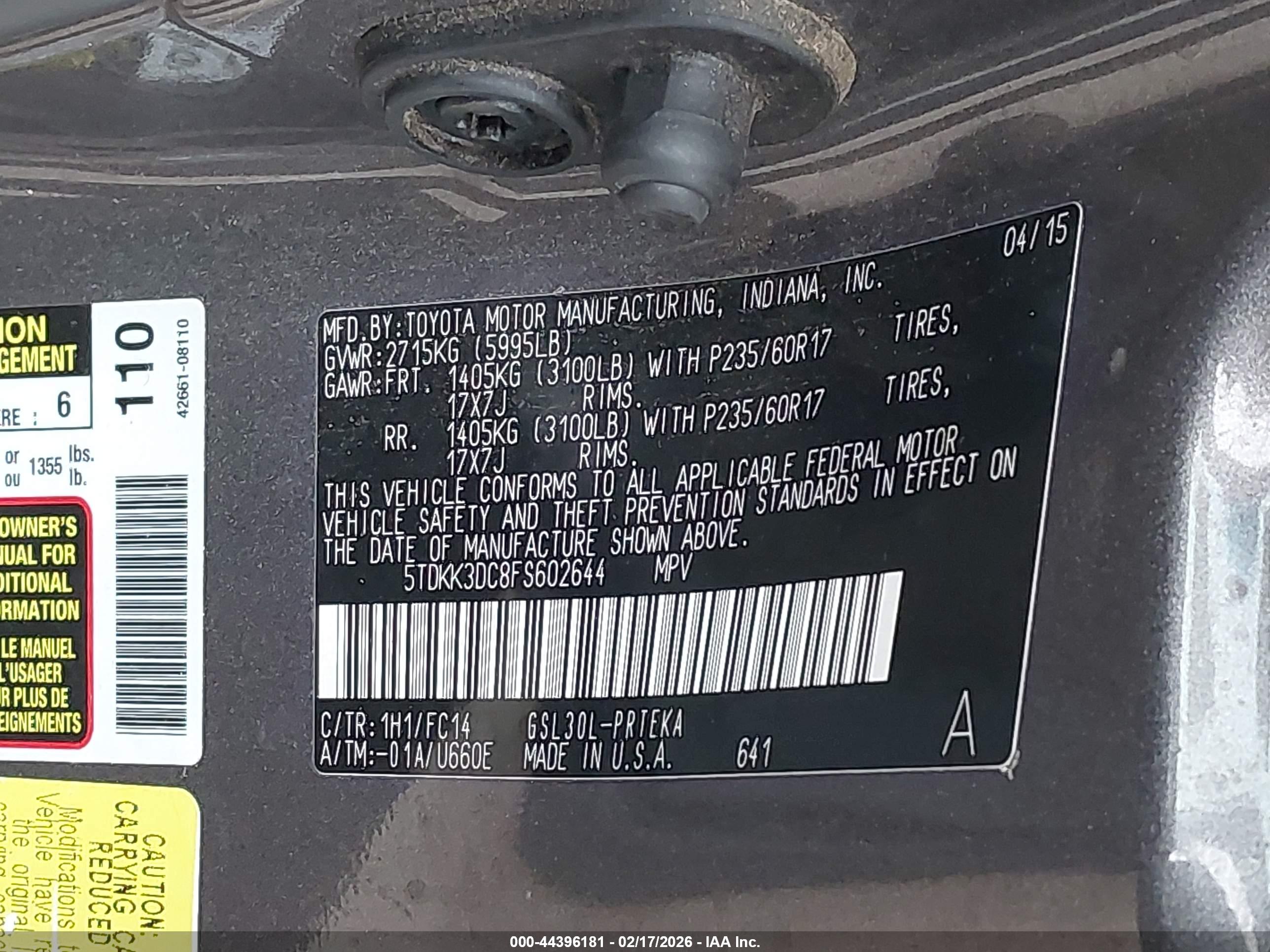 TOYOTA SIENNA image 9
