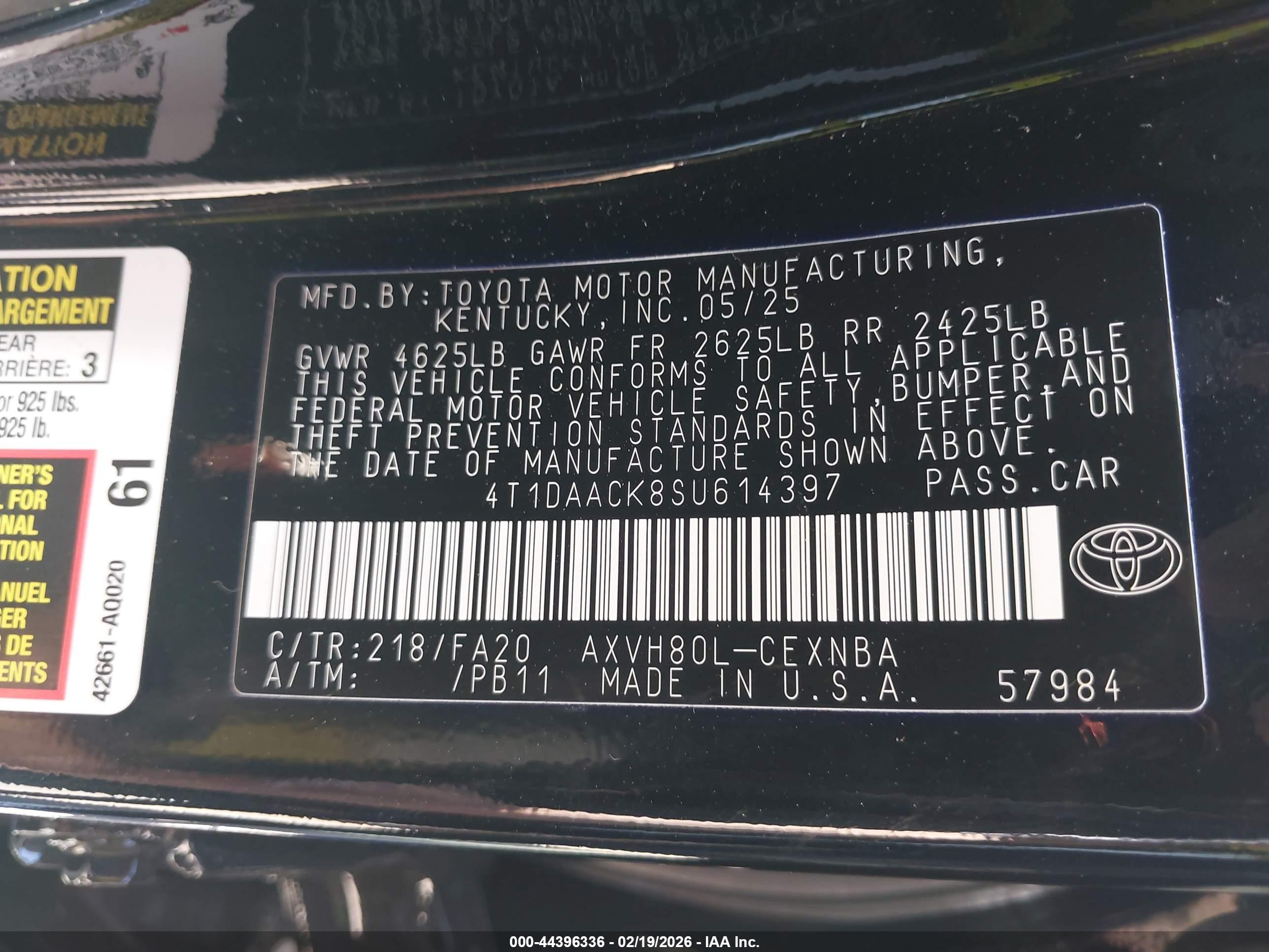 TOYOTA CAMRY image 9