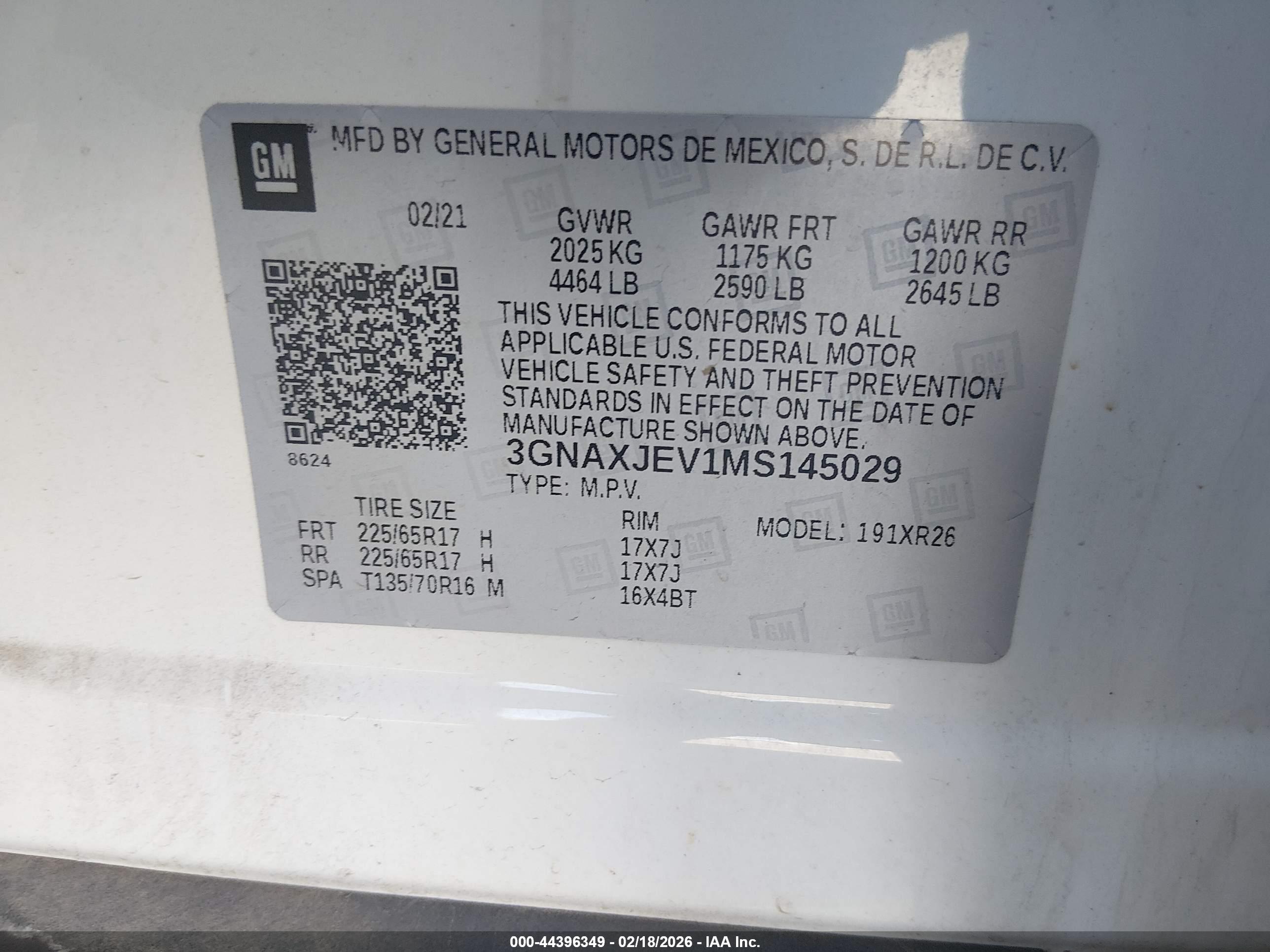 CHEVROLET EQUINOX image 9