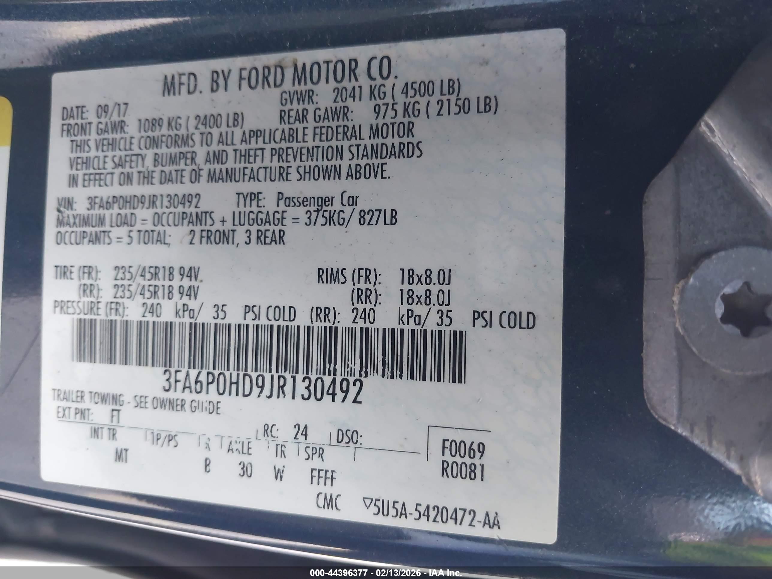 FORD FUSION image 9