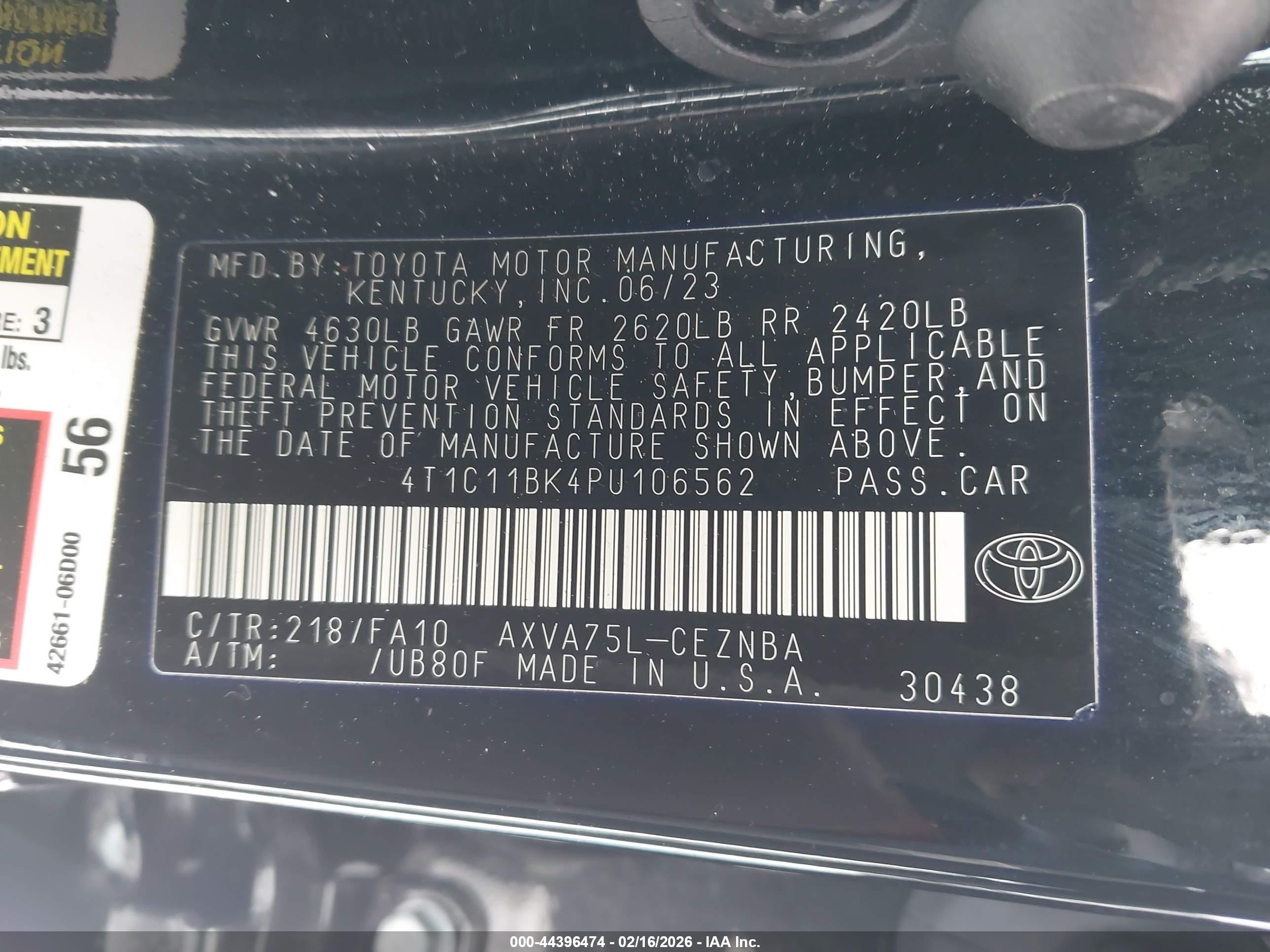 TOYOTA CAMRY image 9