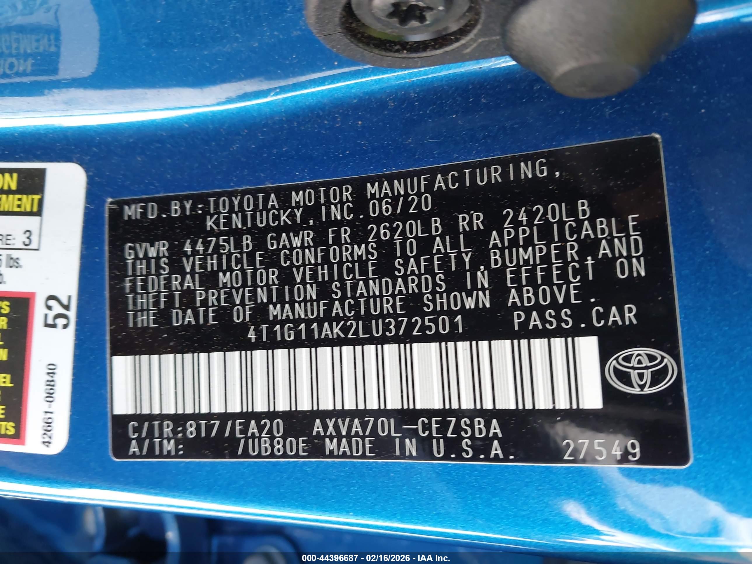 TOYOTA CAMRY image 9