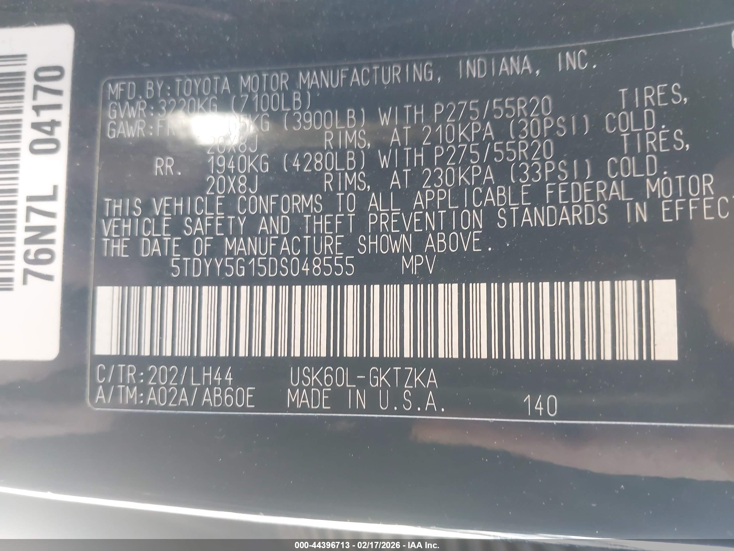 TOYOTA SEQUOIA image 9