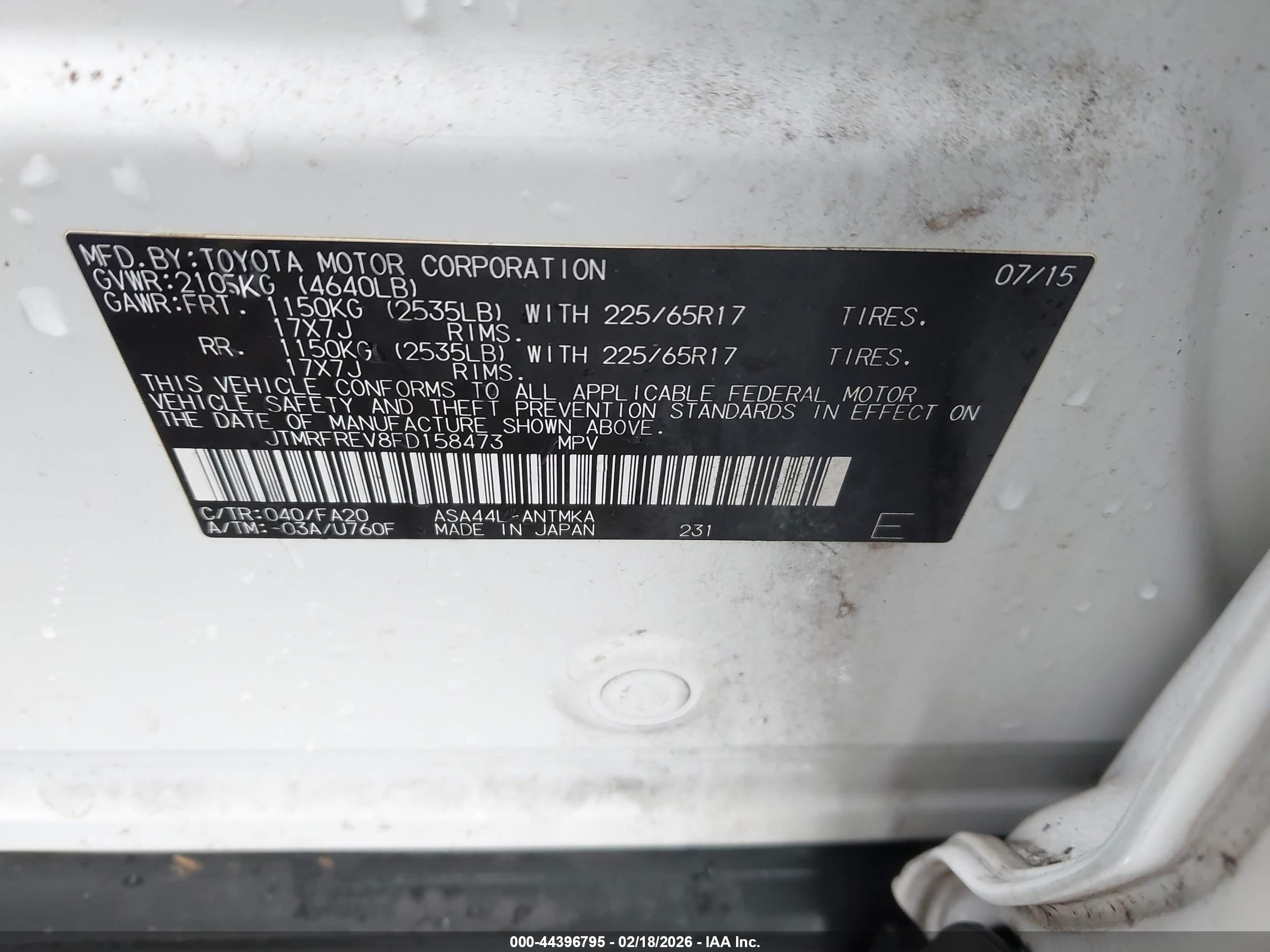 TOYOTA RAV4 image 9