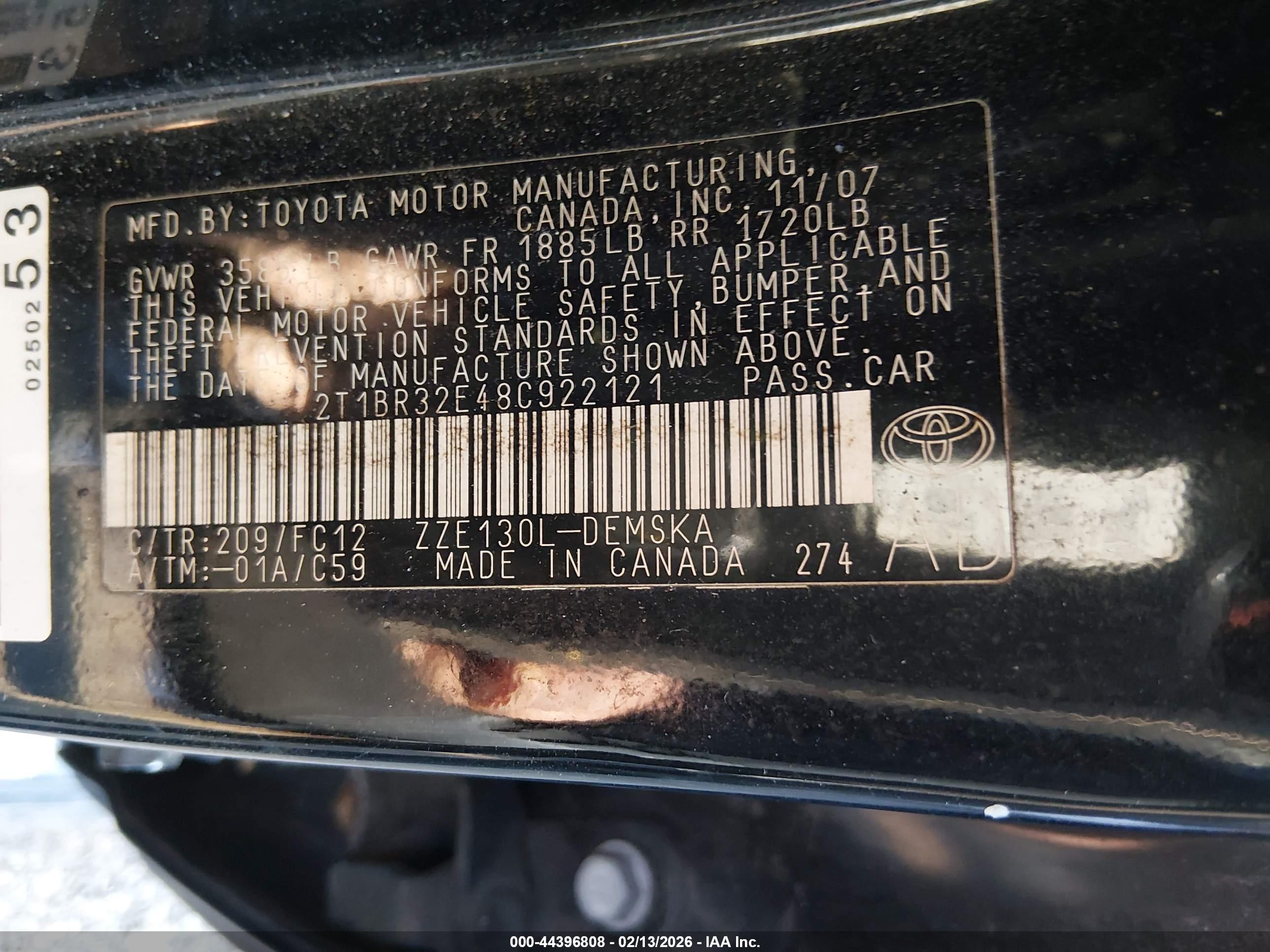 TOYOTA COROLLA image 9