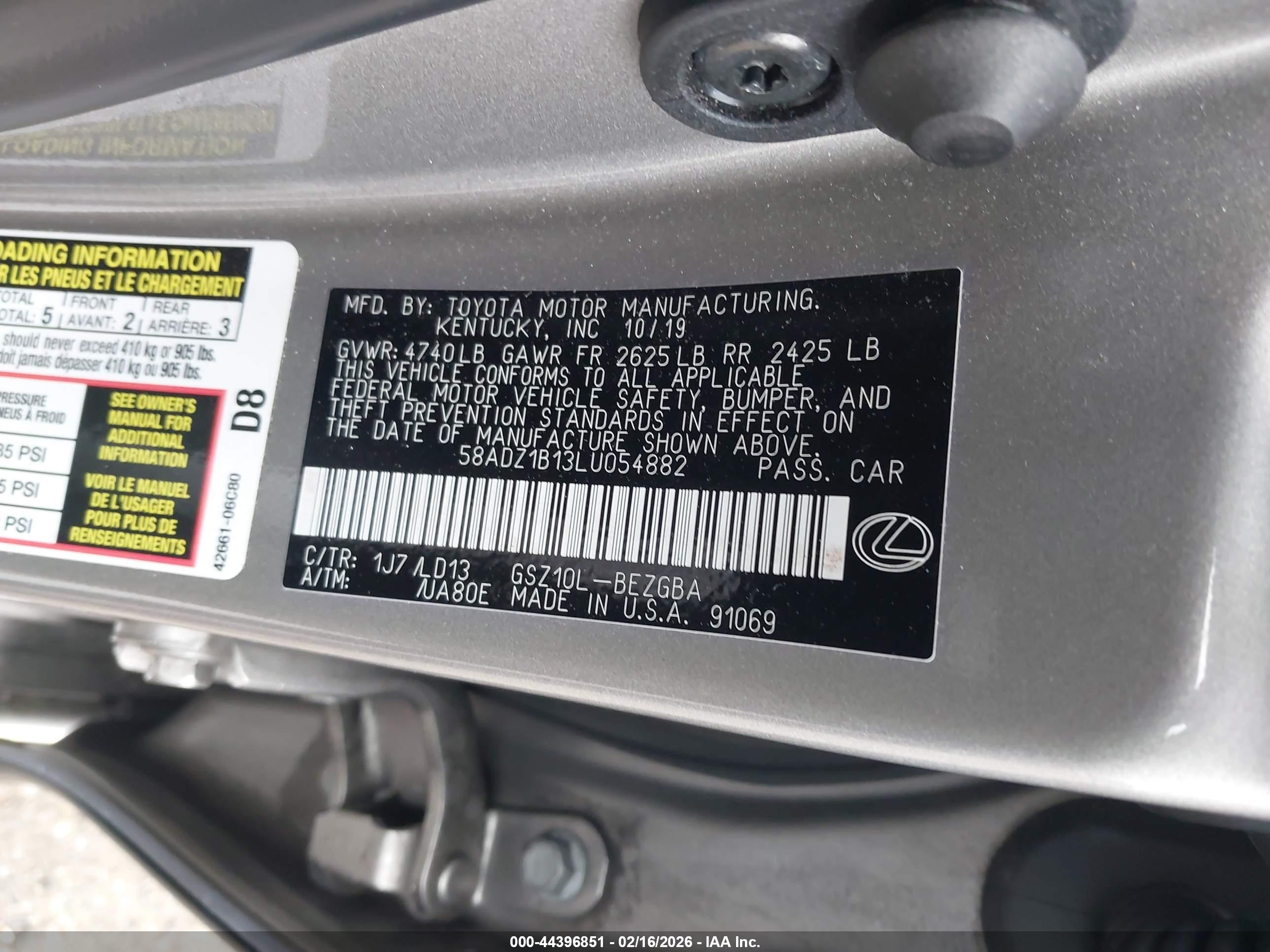 LEXUS ES image 9