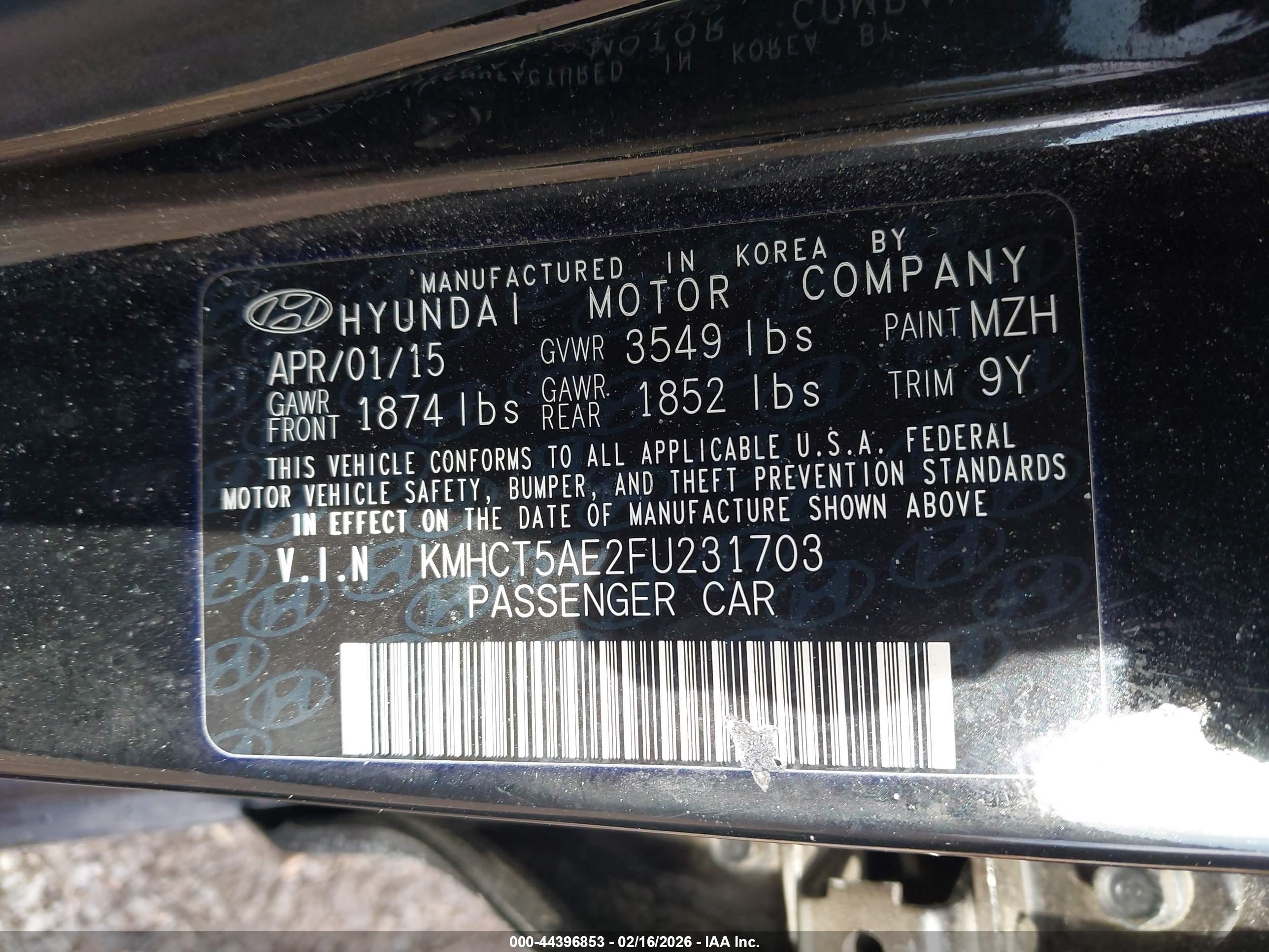 HYUNDAI ACCENT image 9